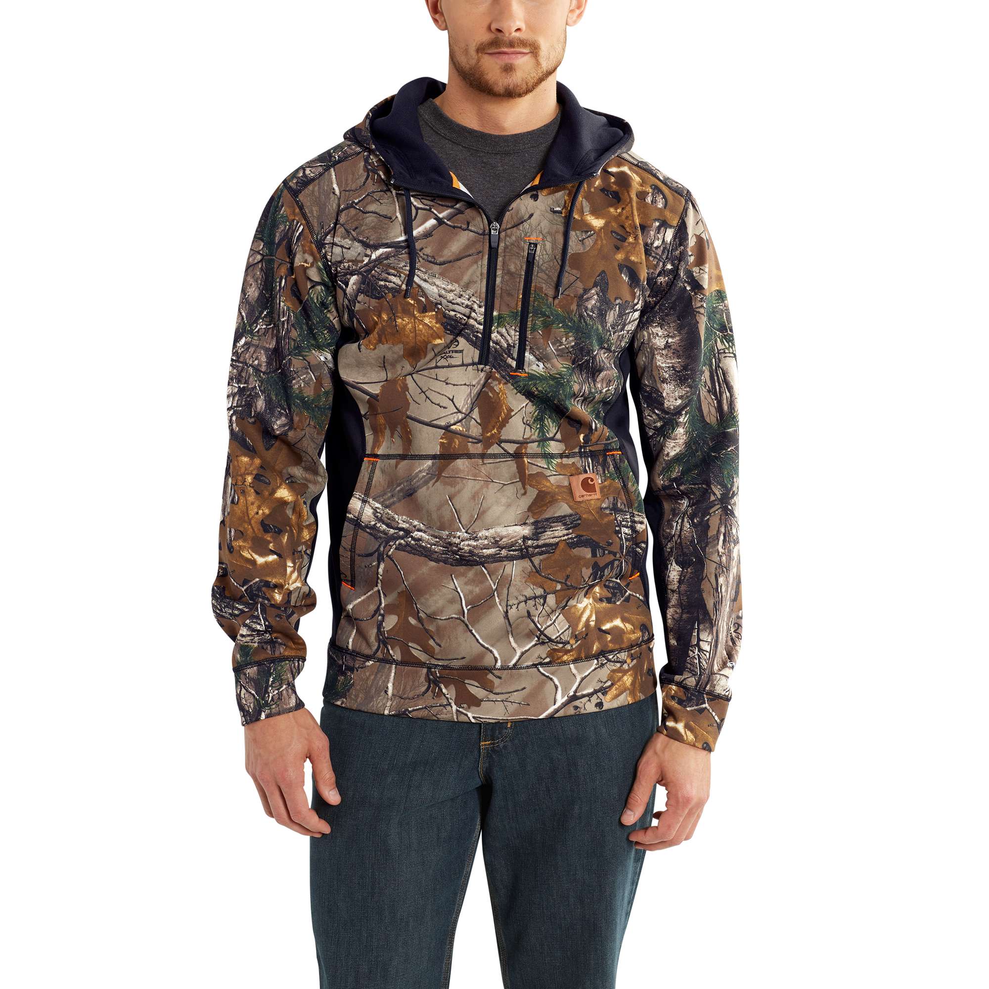 Carhartt Force® Extremes™ Mock-Neck Half-Zip Hooded Sweatshirt
