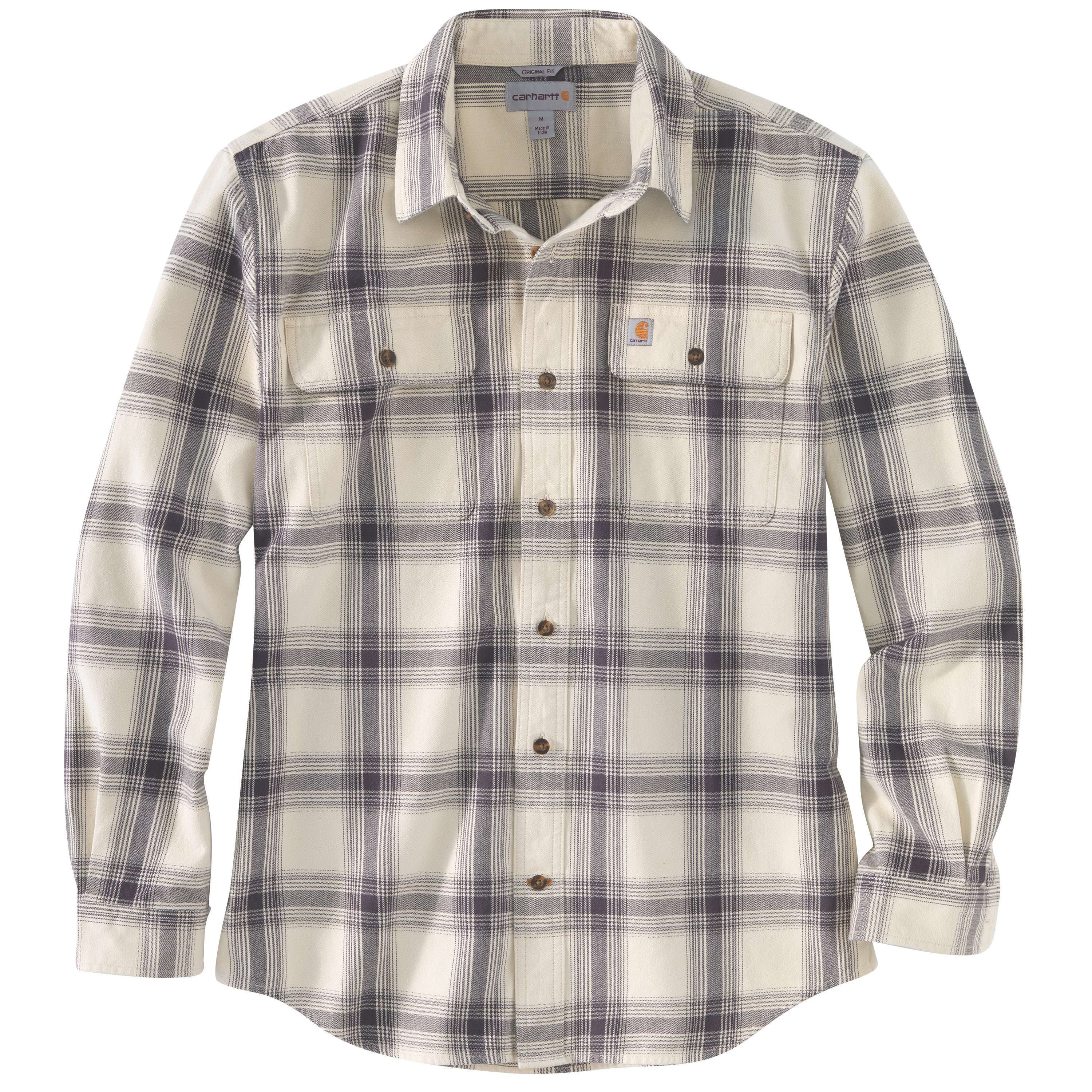 Carhartt® Original Fit Flannel Long-Sleeve Plaid Shirt