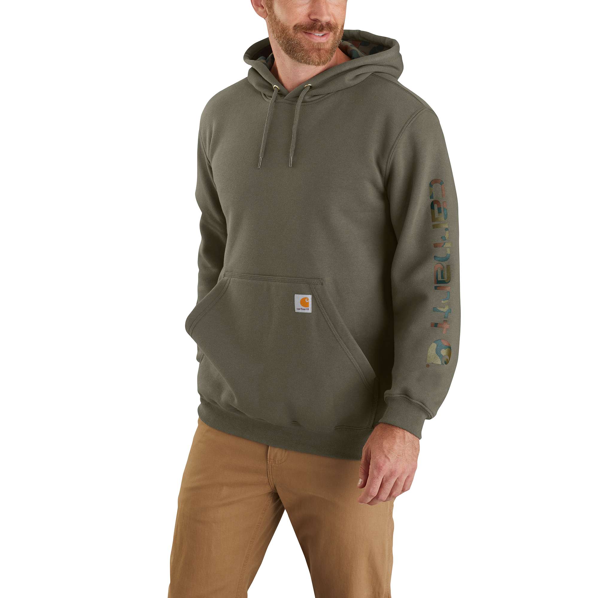 Carhartt® Original Fit Midweight Logo Camo Sweatshirt