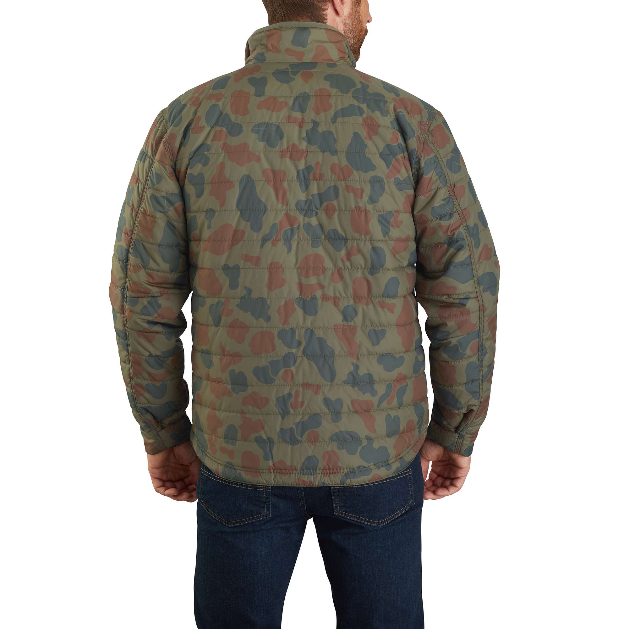 Carhartt® Rain Defender® Lightweight Insulated Camo Mock Neck Jacket - Image 2