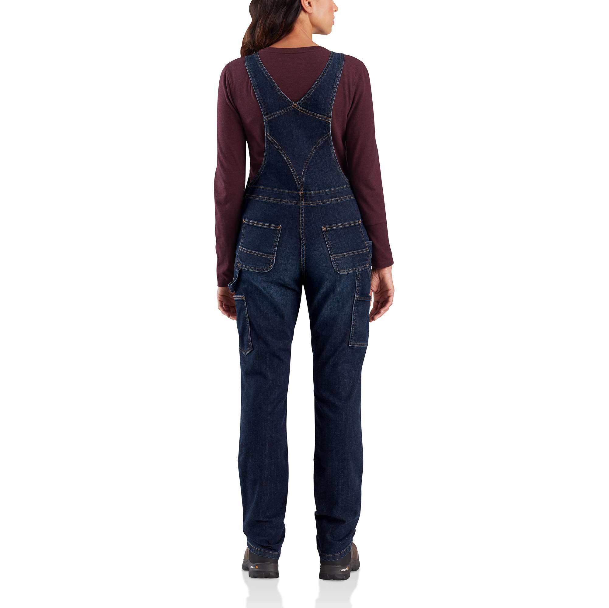 Denim Double-Front Bib Overall - Image 2