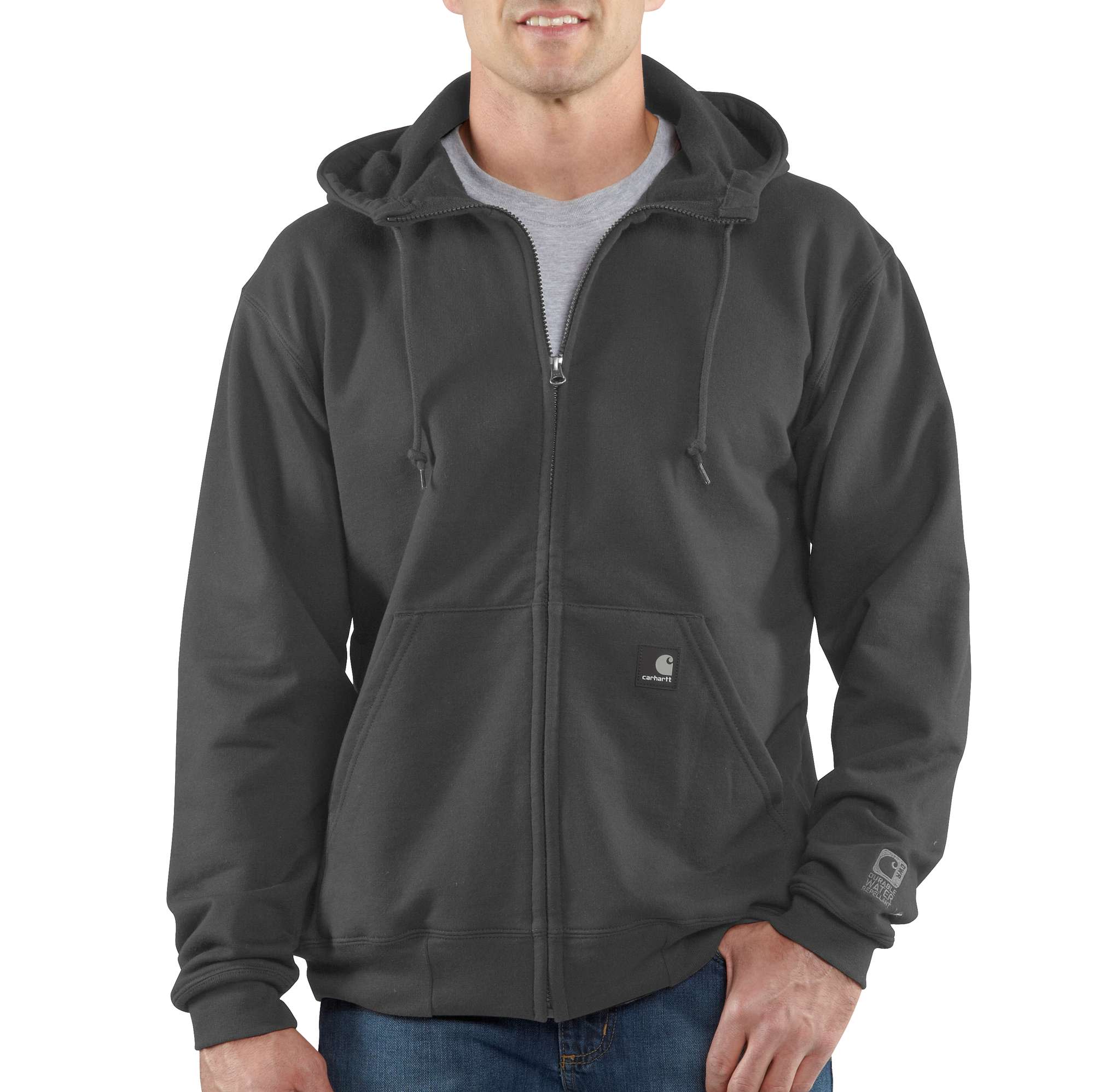 Durable Water Repellent Zip-Front Sweatshirt