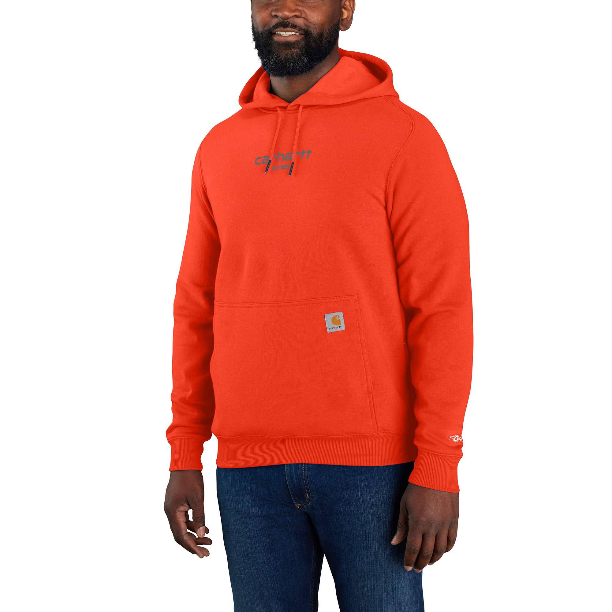 Force Relaxed Fit Lightweight Logo Graphic Sweatshirt
