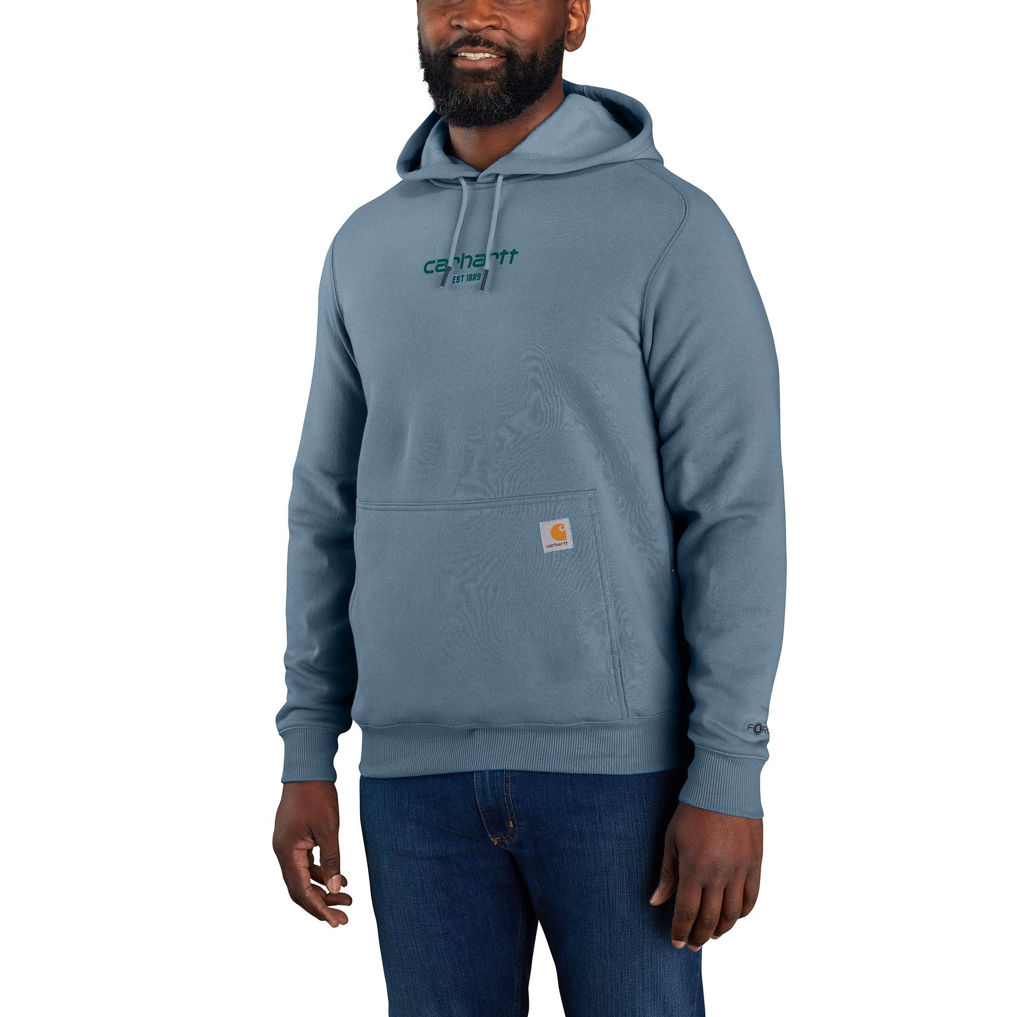 Force Relaxed Fit Lightweight Logo Graphic Sweatshirt