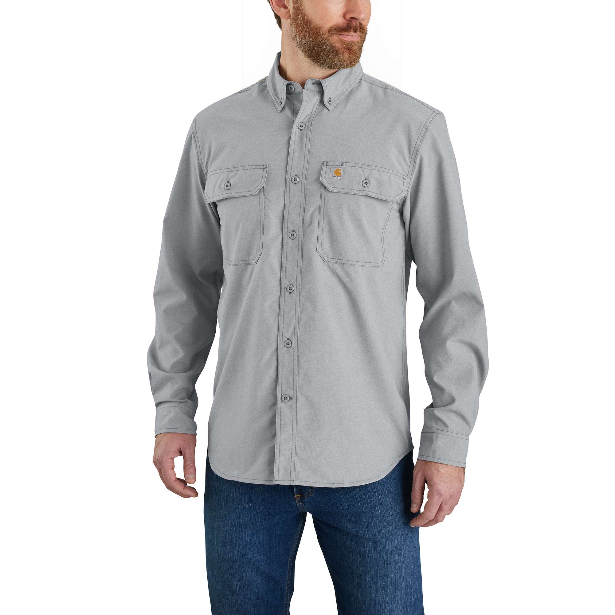 Force Sun Defender™ Chambray Relaxed LS Shirt