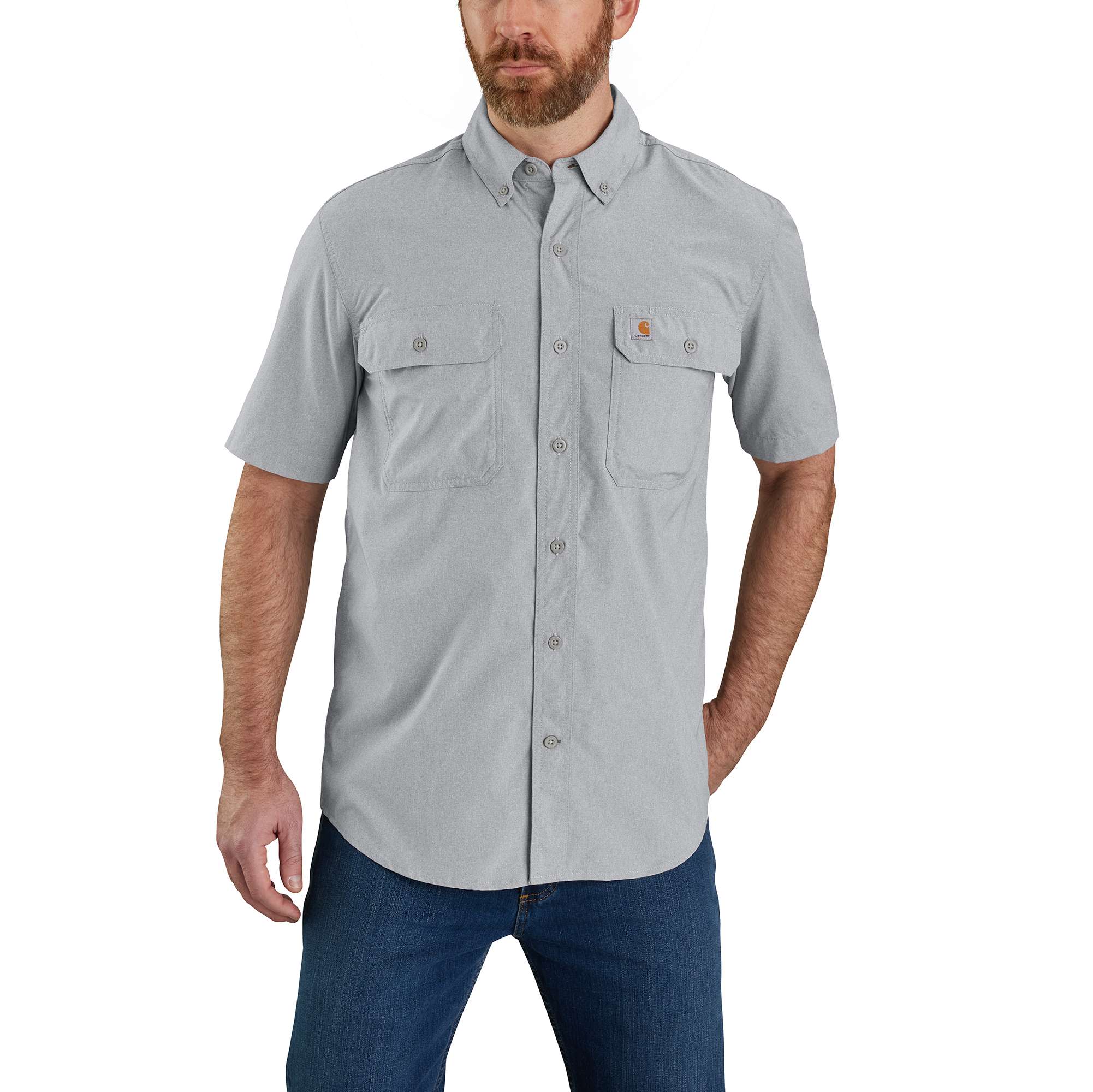 Force Sun Defender™ Chambray Relaxed SS Shirt