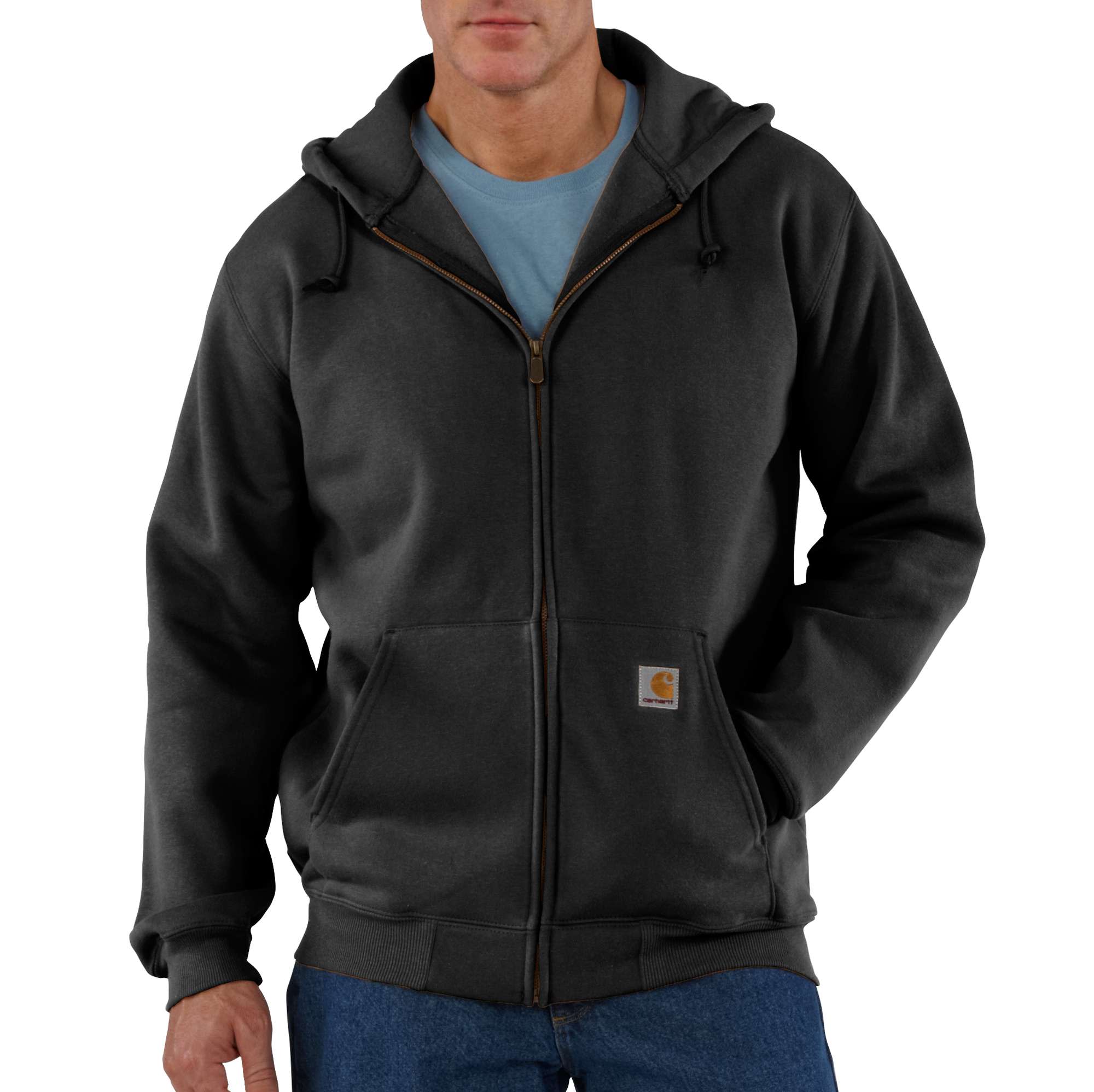 Heavyweight Hooded Zip-Front Sweatshirt
