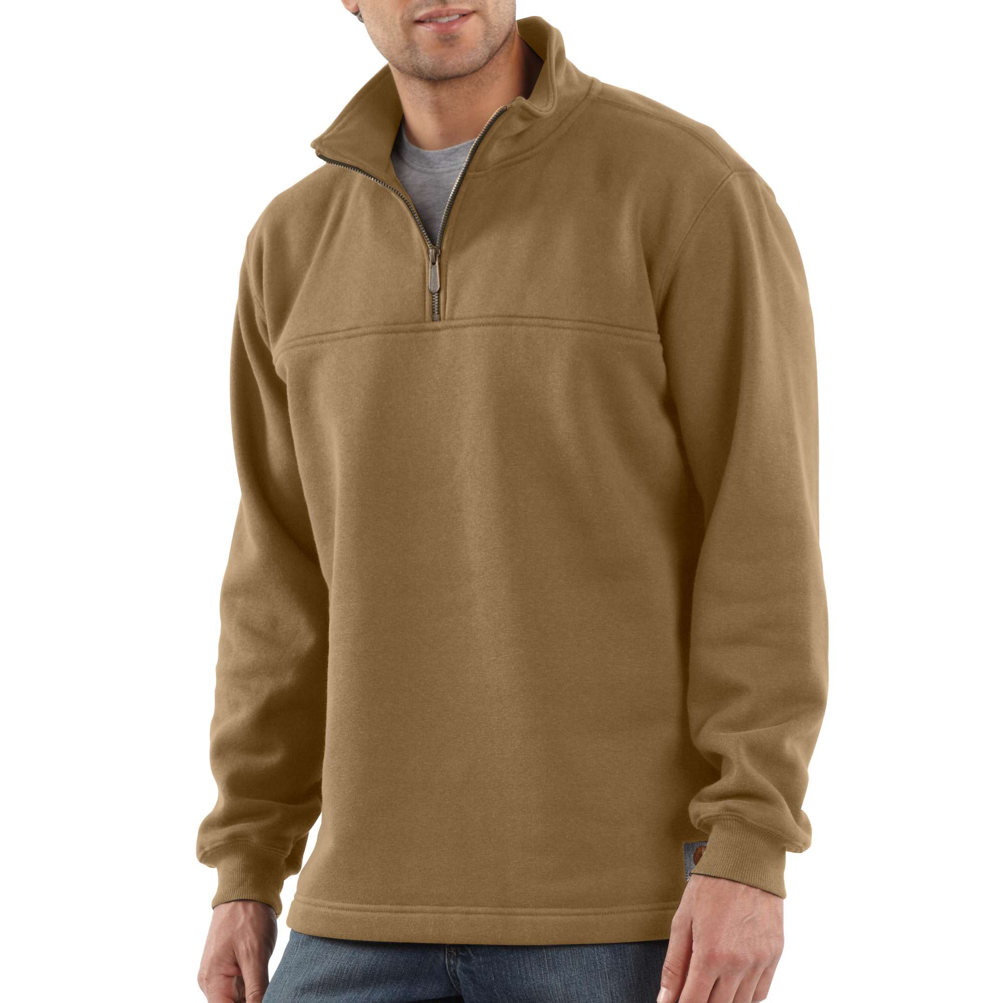 Heavyweight Zip-Mock Sweatshirt