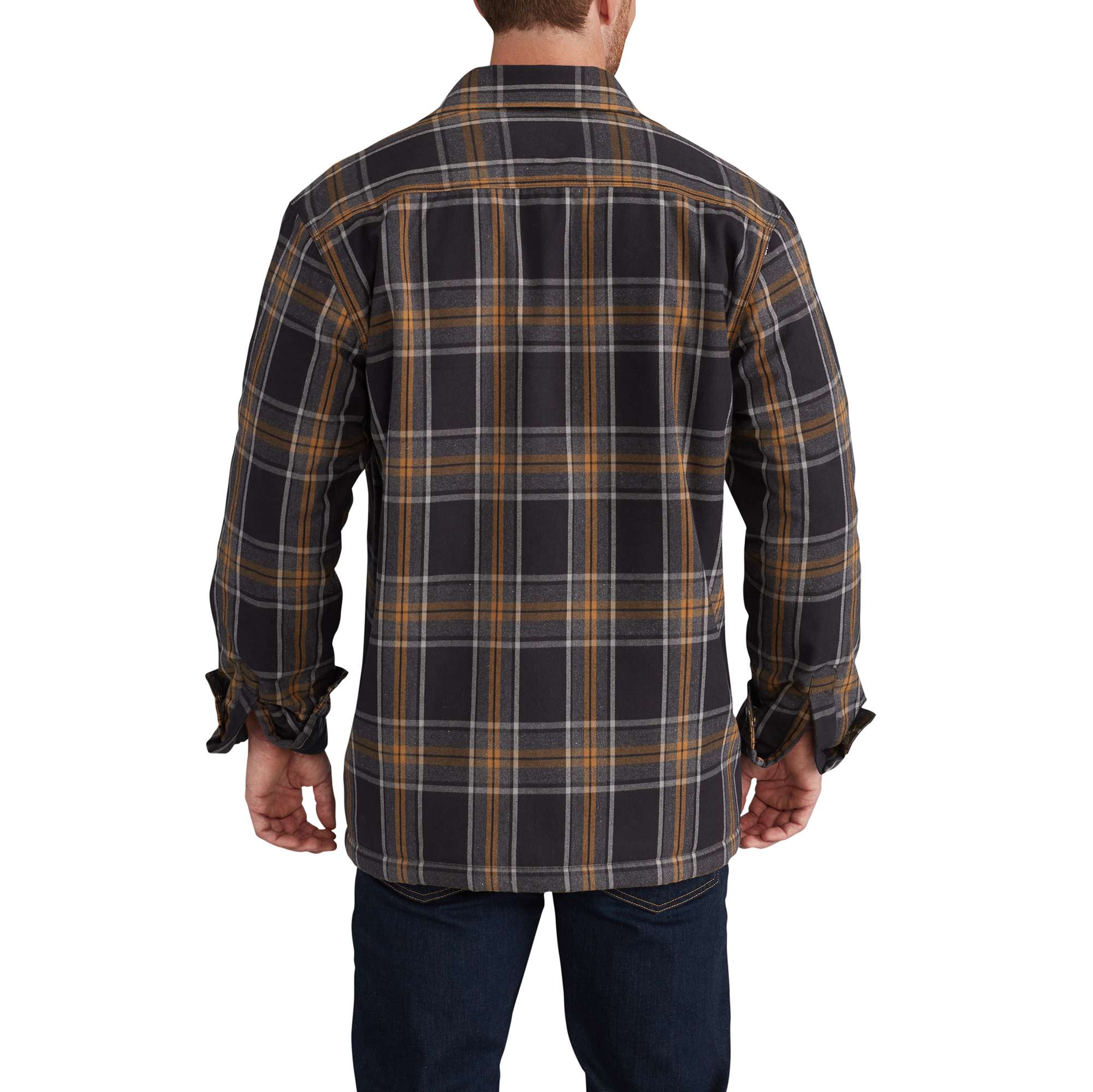Hubbard Sherpa Lined Flannel Shirt Jac - Image 3