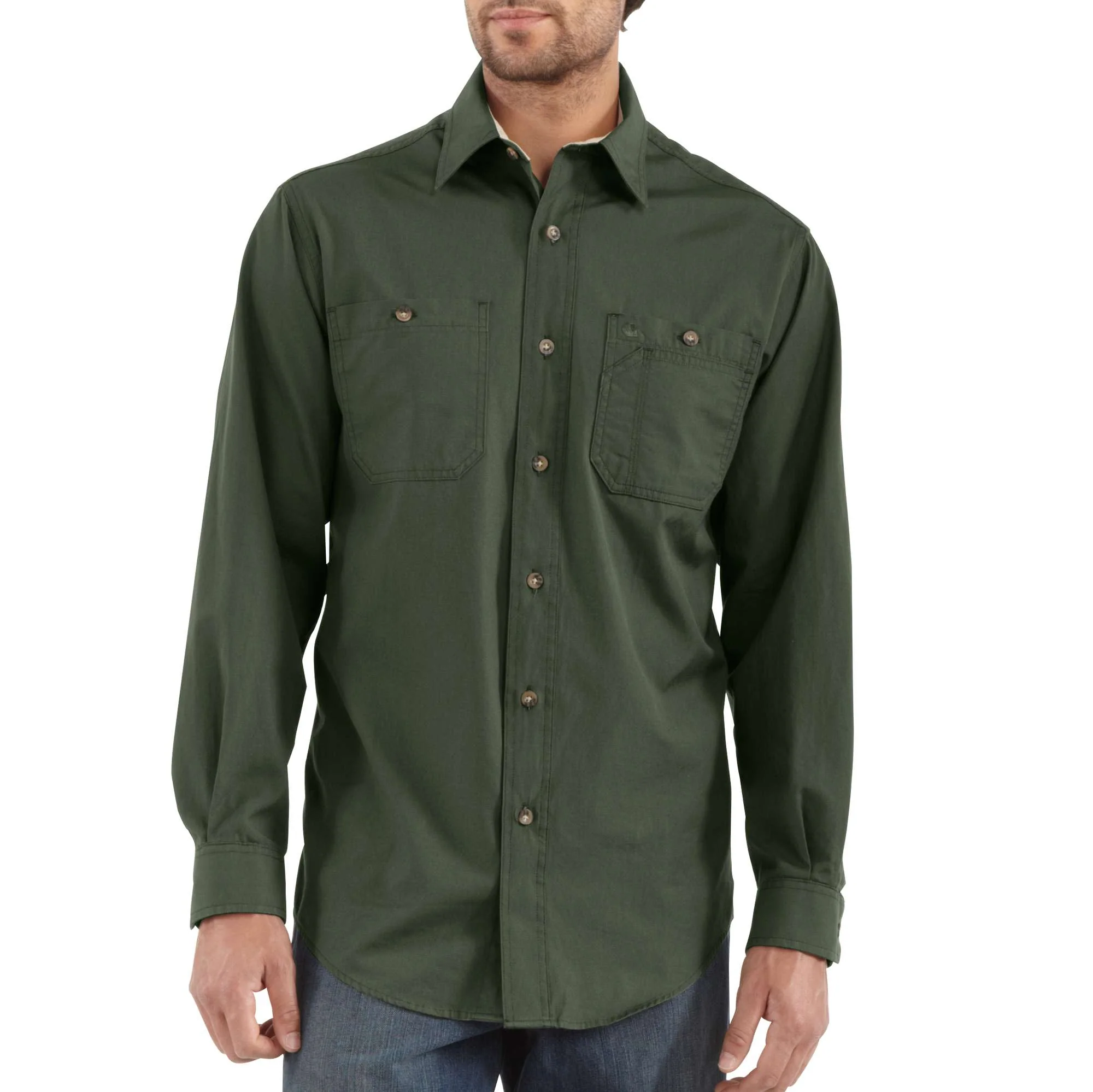 Long-Sleeve Canvas Tradesmen Shirt