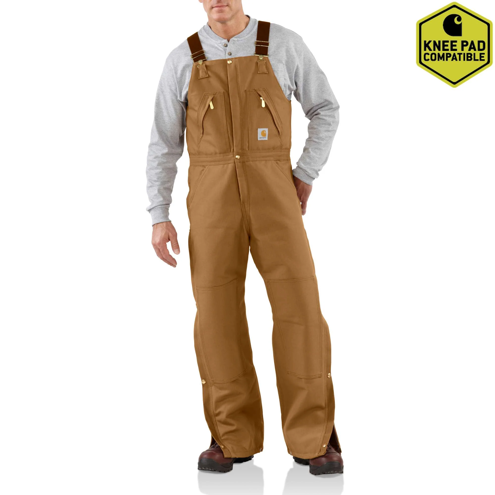 Loose Fit Firm Duck Insulated Biberall
