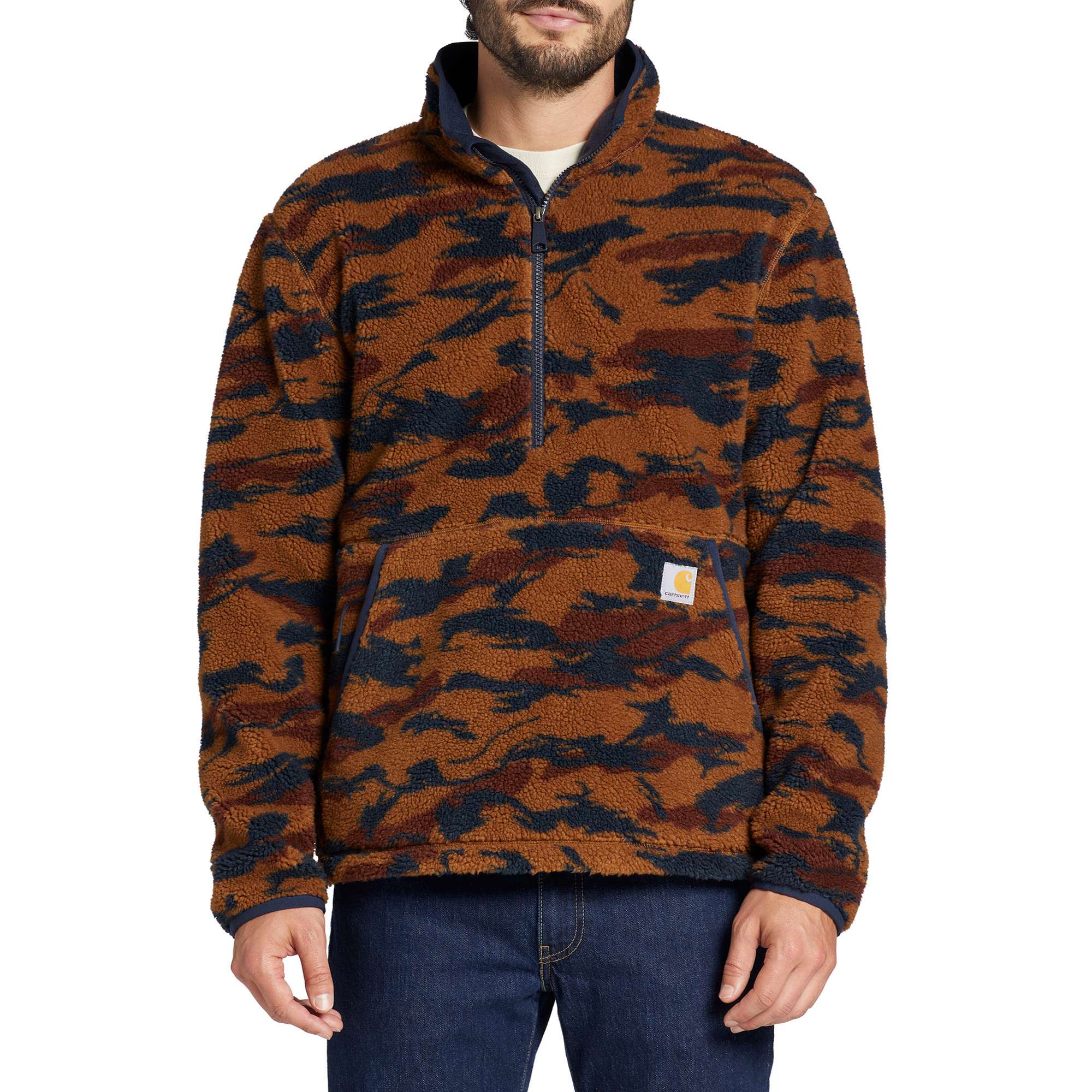 Loose Fit Fleece Pullover - 2 Warmer Rating