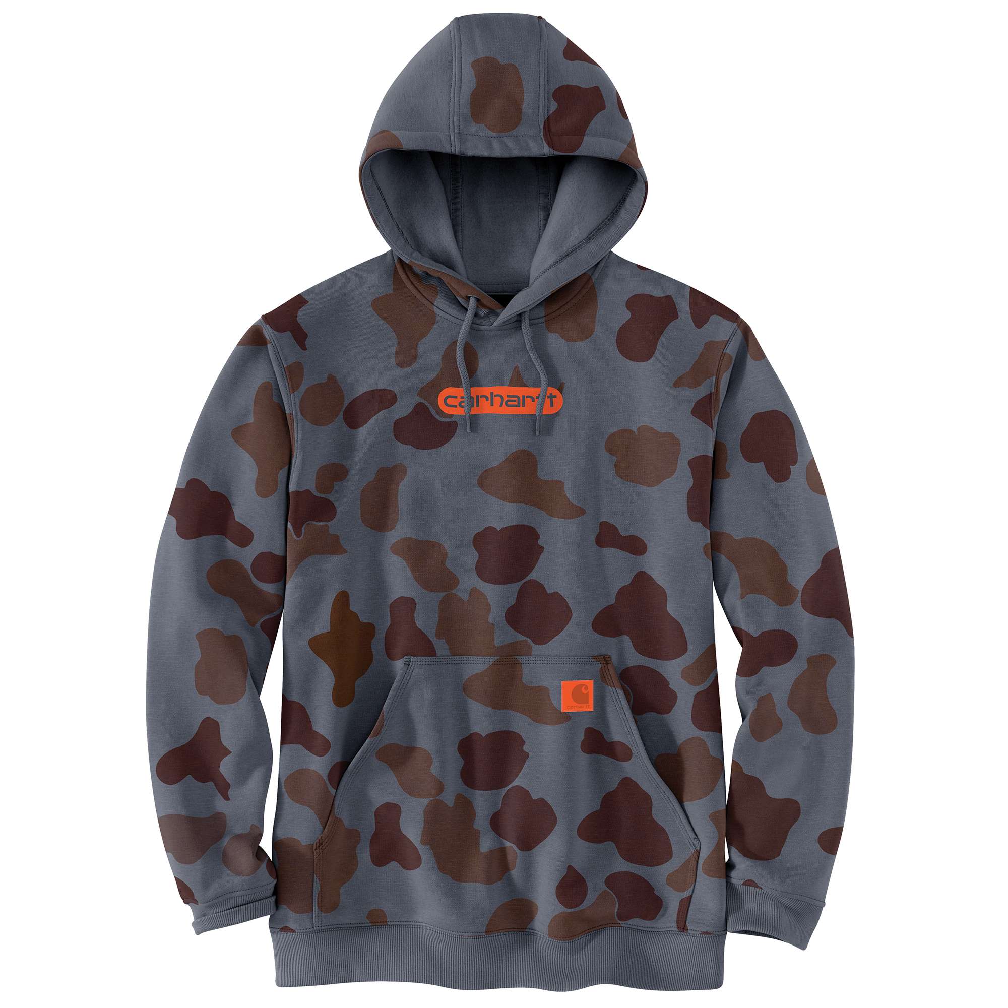 Loose Fit Midweight Camo Logo Graphic Sweatshirt