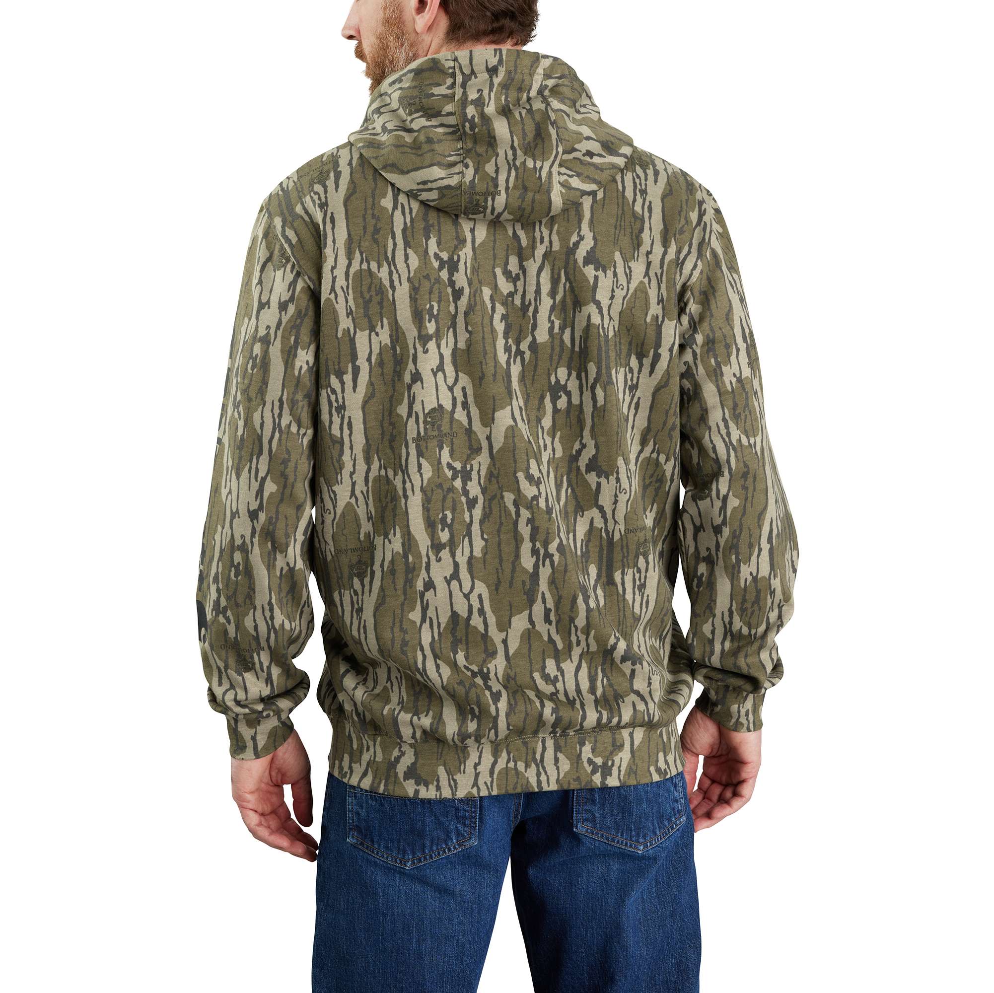 Loose Fit Midweight Camo Sleeve Graphic Sweatshirt - Image 2