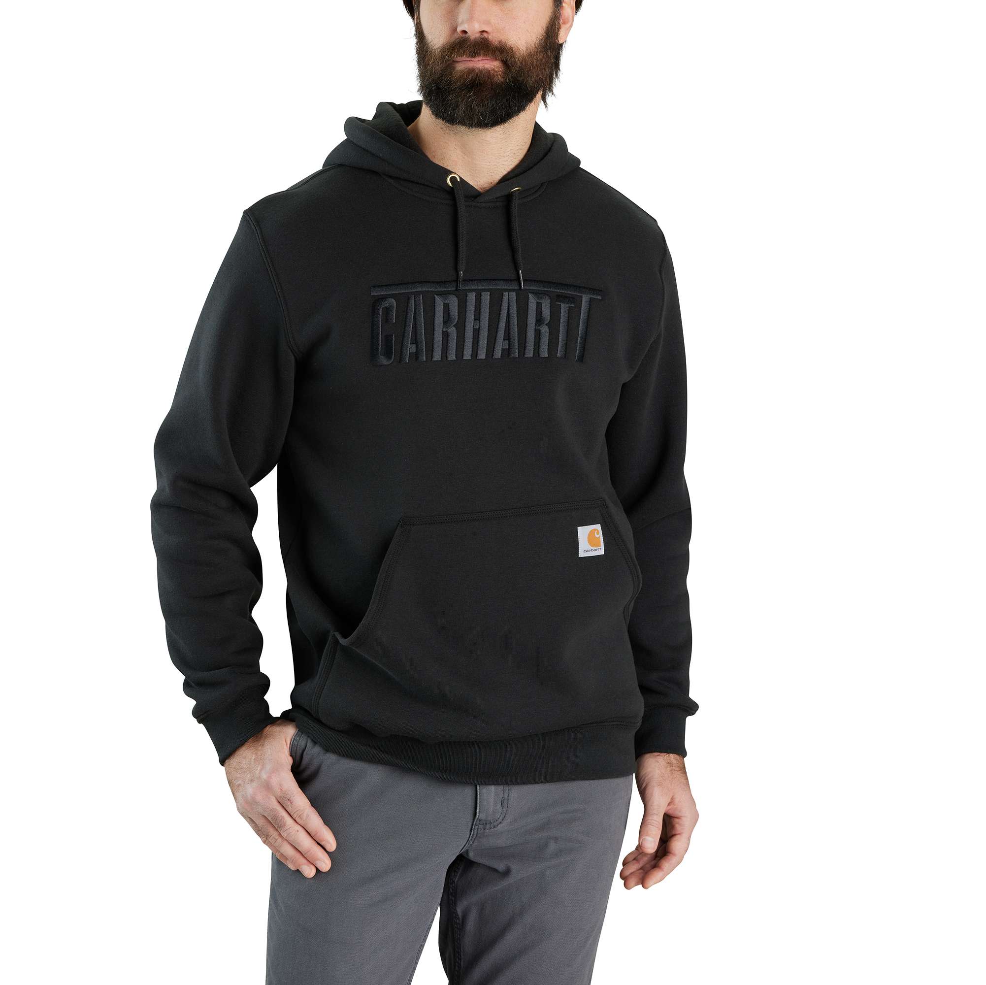 Loose Fit Midweight Embroidered Logo Graphic Sweatshirt
