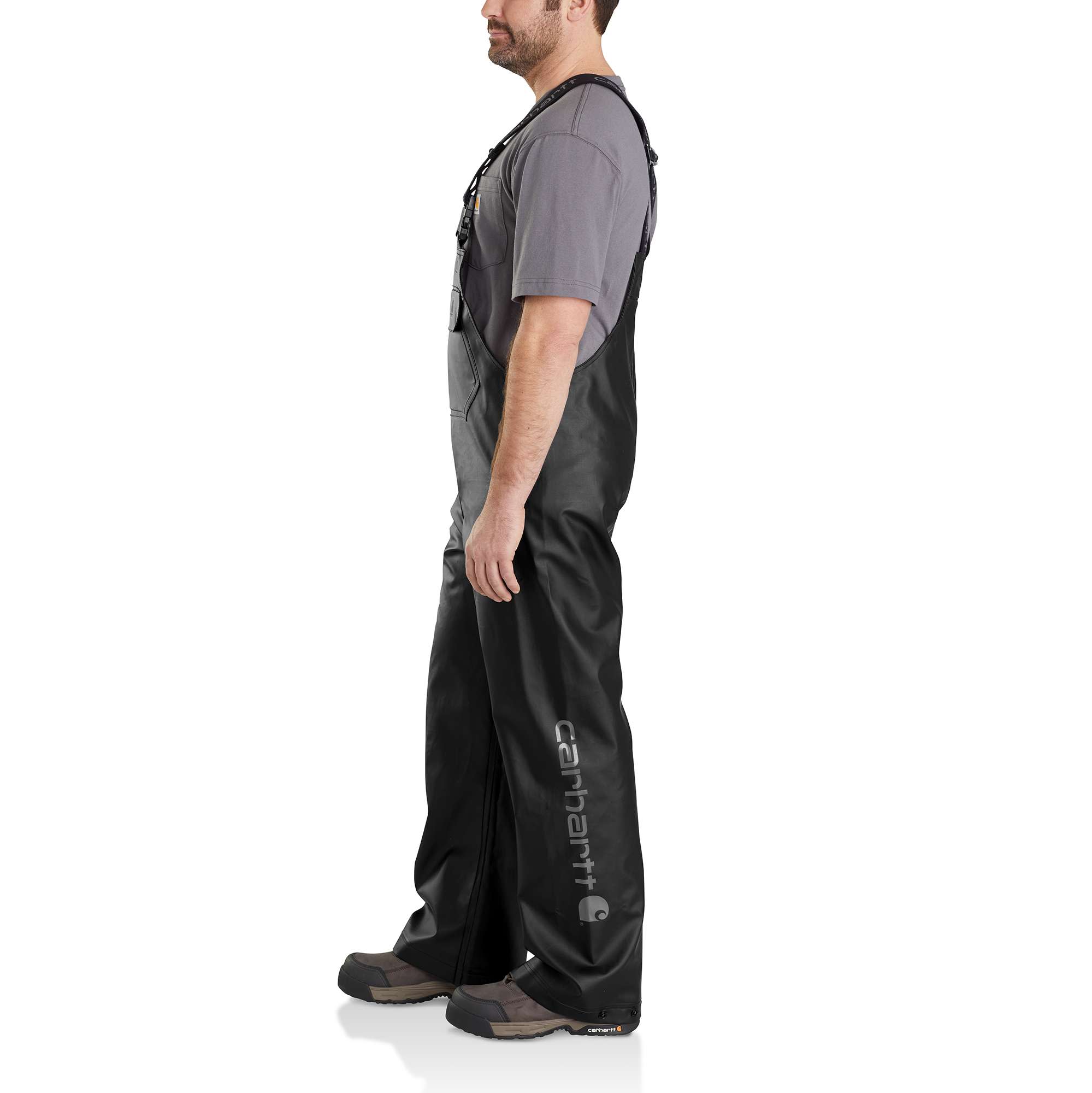 Midweight Waterproof Rainstorm Bib Overalls - Image 3