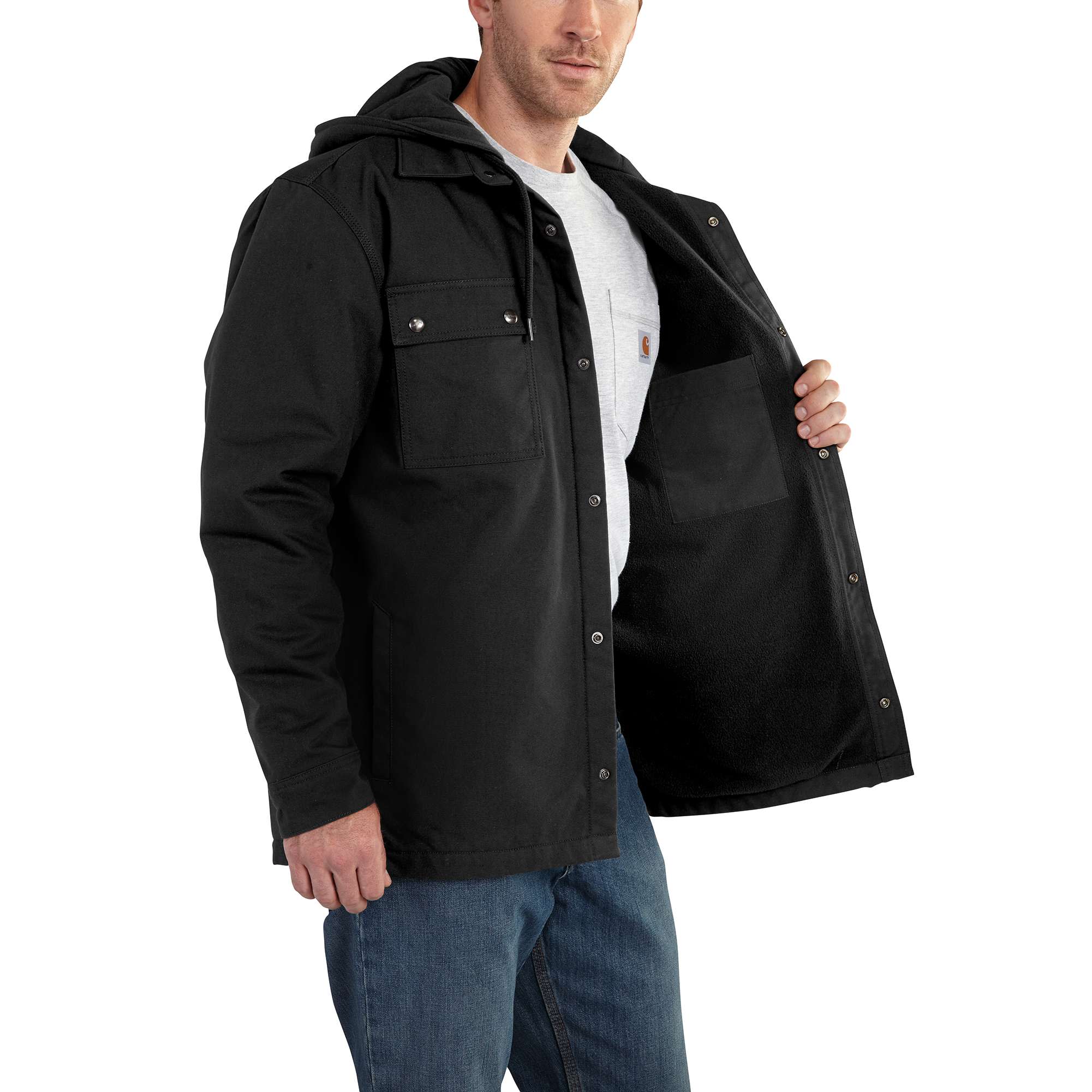 Quick Duck® Roane Hooded Shirt Jac - Image 3