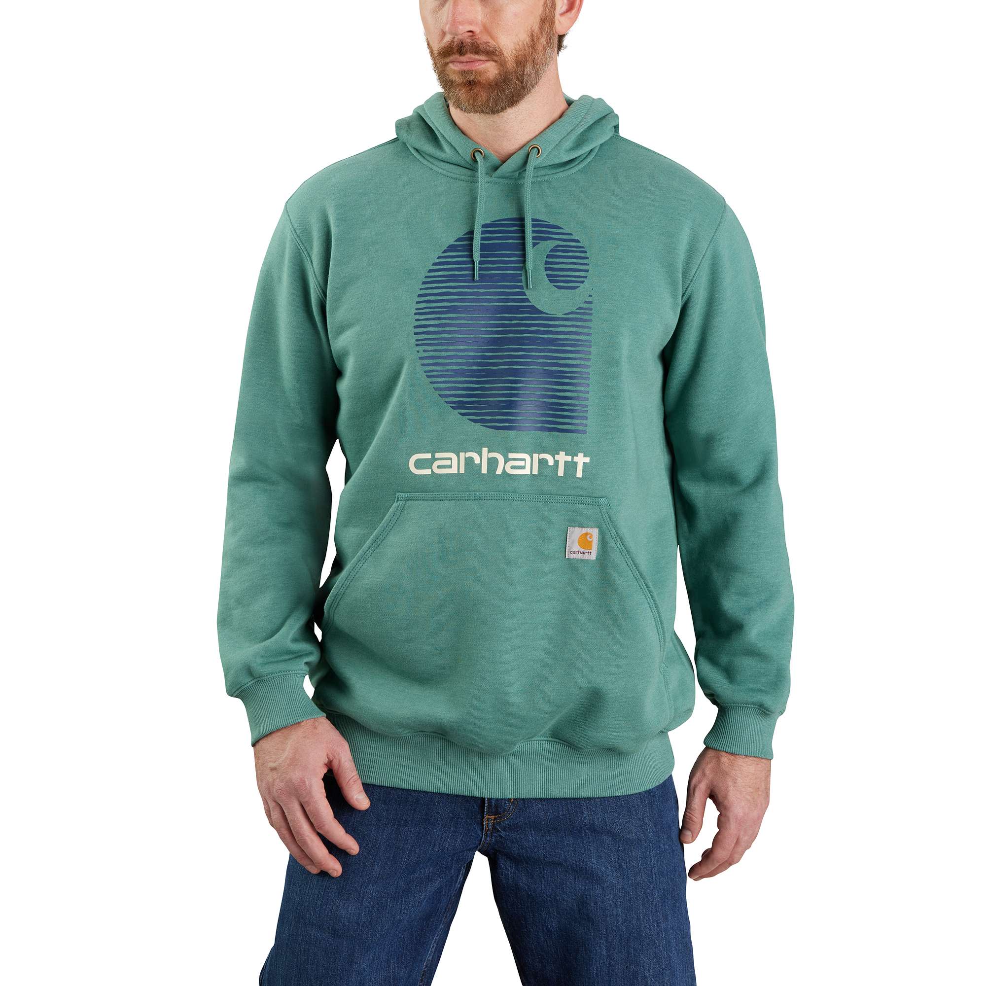 Rain Defender® Loose Fit Midweight \"C\" Logo Graphic Sweatshirt