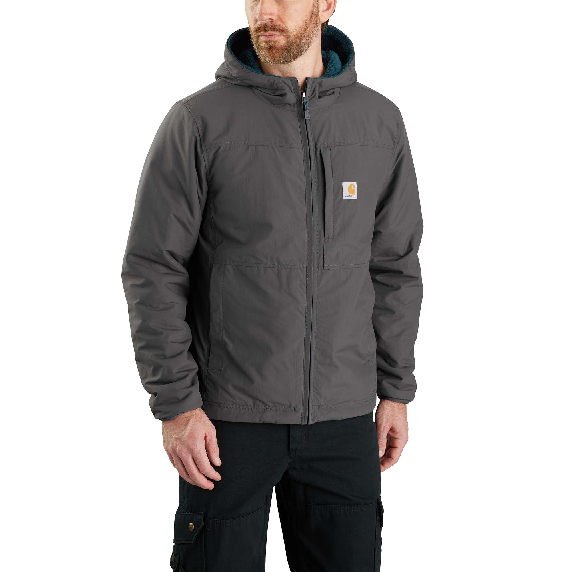 Rain Defender® Relaxed Fit Fleece Reversible Jacket - Image 2