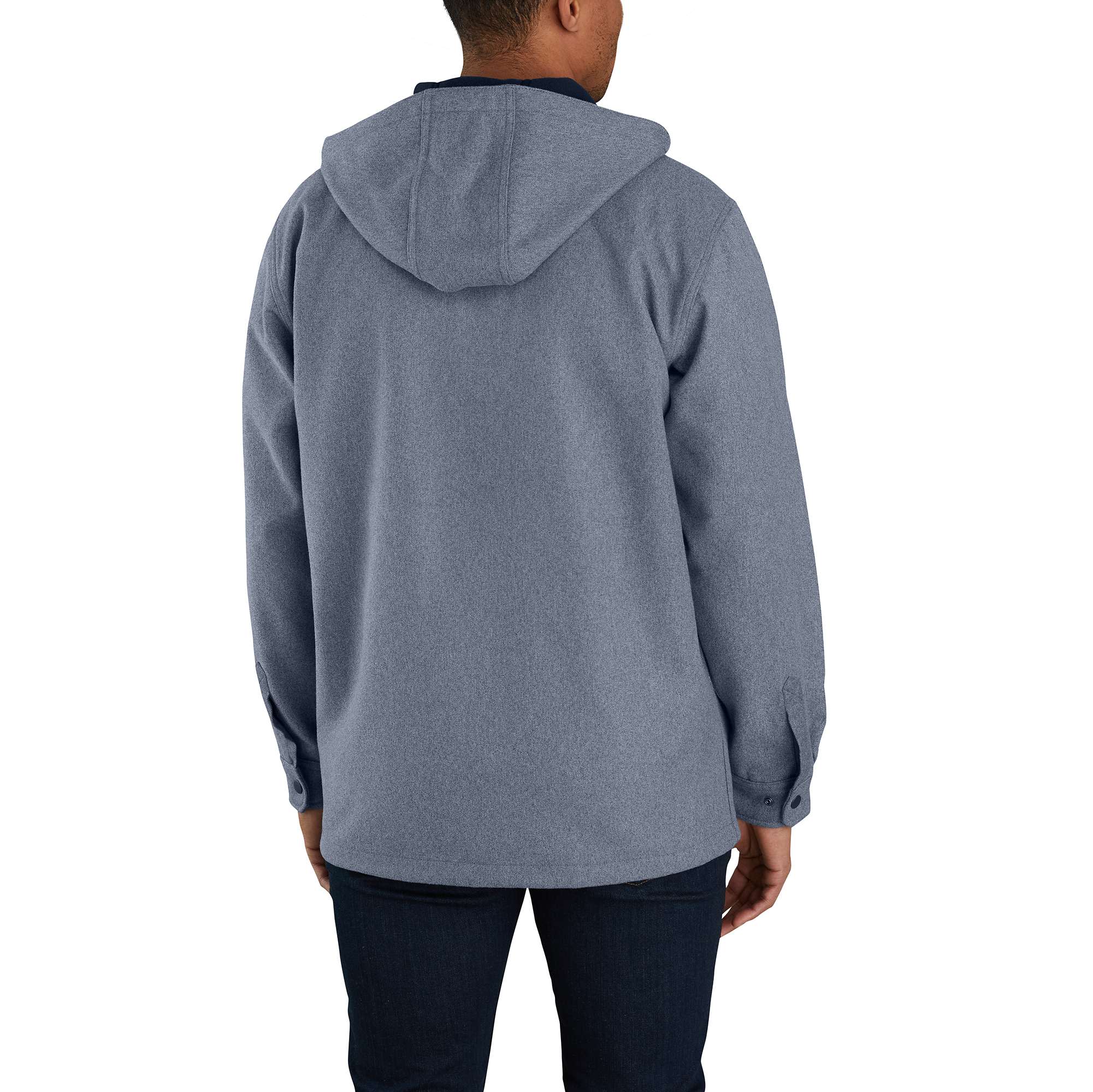 Rain Defender® Relaxed Fit Heavyweight Hooded Shirt Jac - Image 3