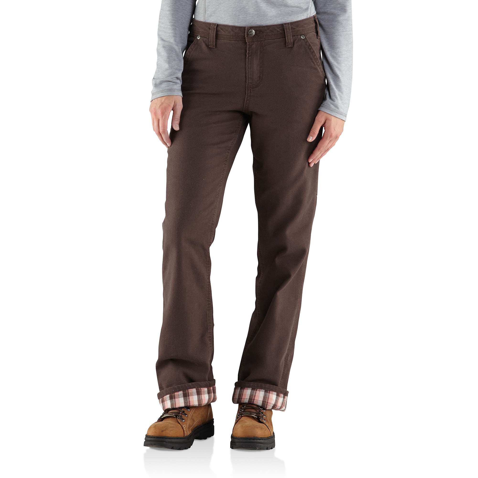 Relaxed-Fit Canvas Flannel Lined Fulton Pant