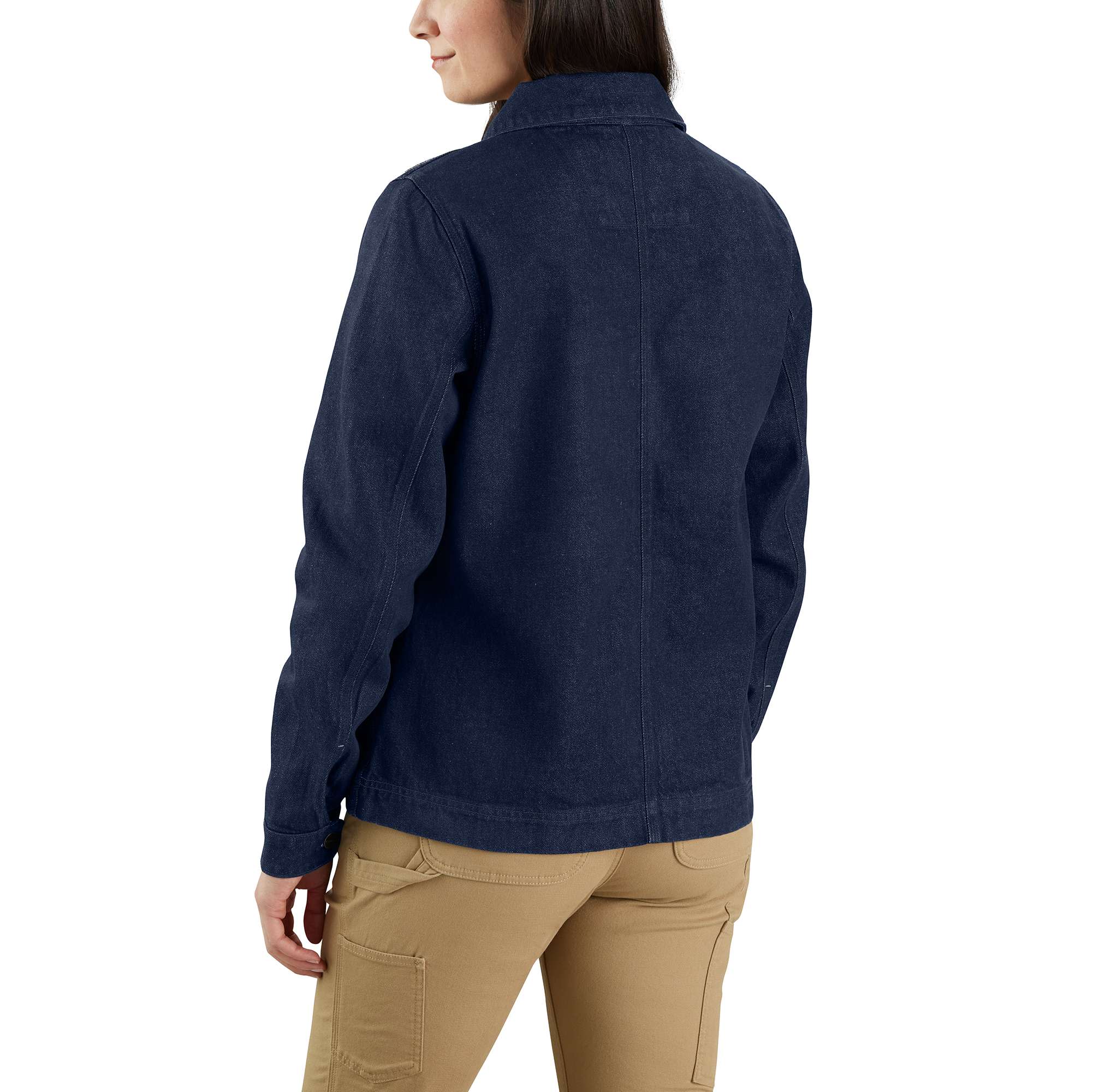 Relaxed Fit Denim Chore Coat - Image 2