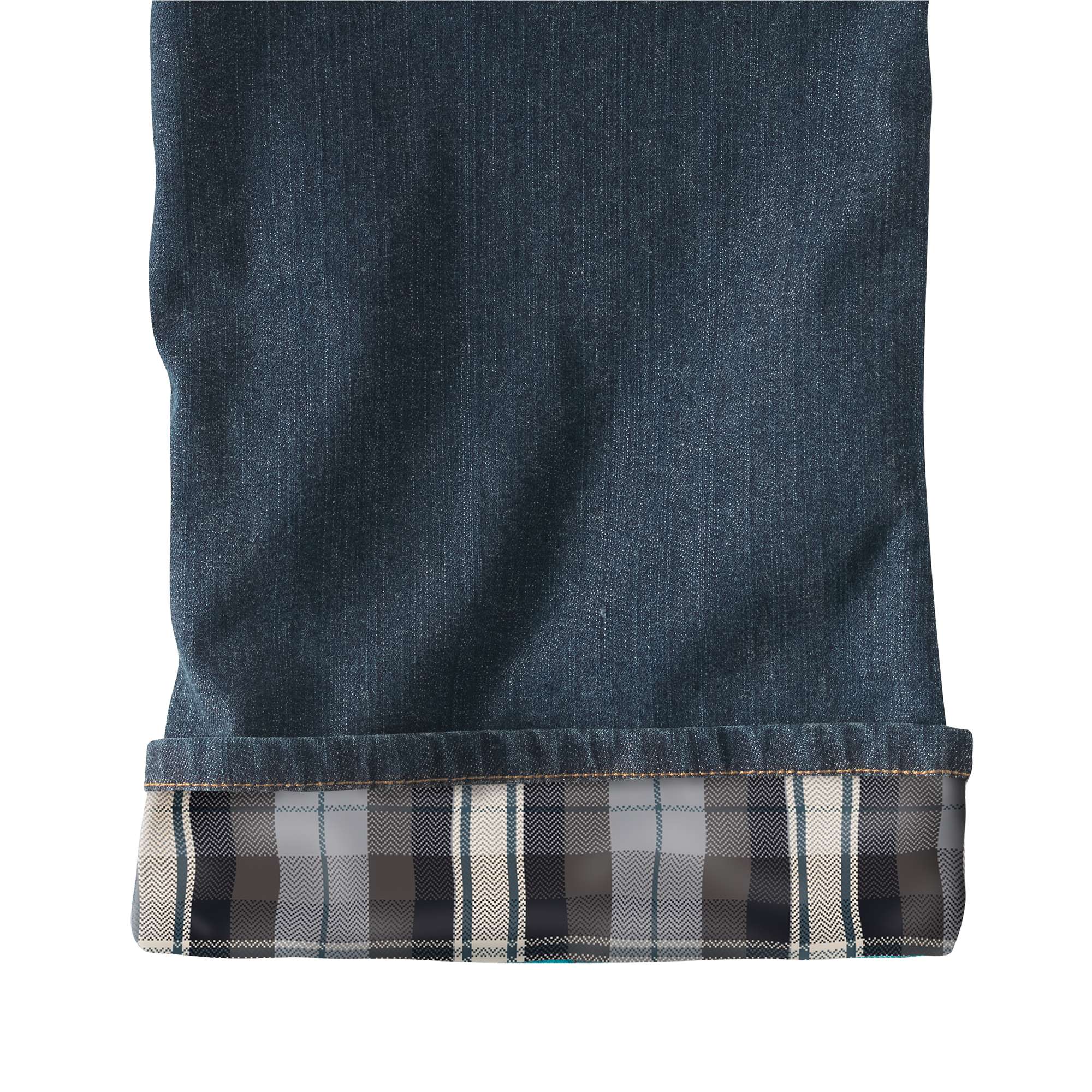 Relaxed-Fit Denim Flannel-Lined Boone Jean - Image 2