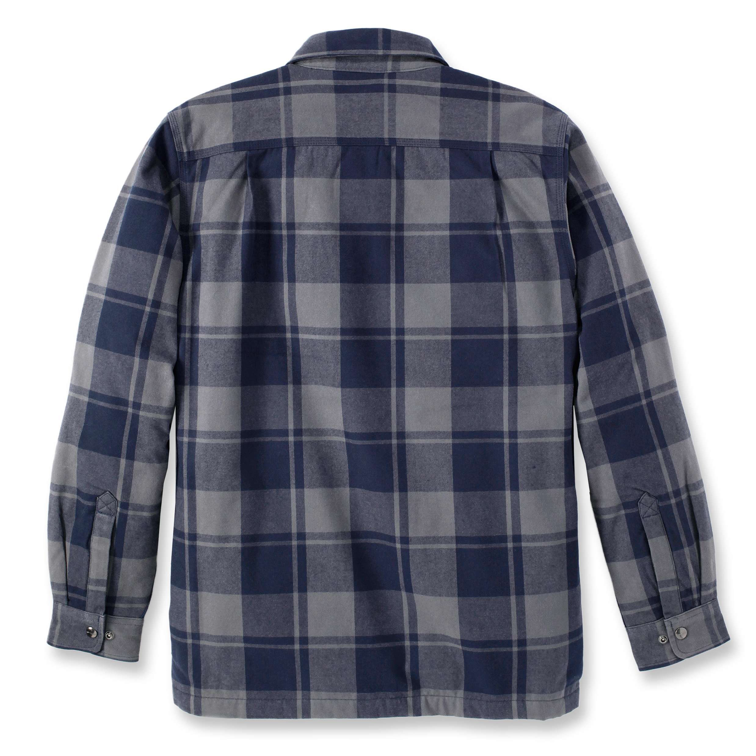 Relaxed Fit Flannel Sherpa-Lined Shirt Jac - Image 3