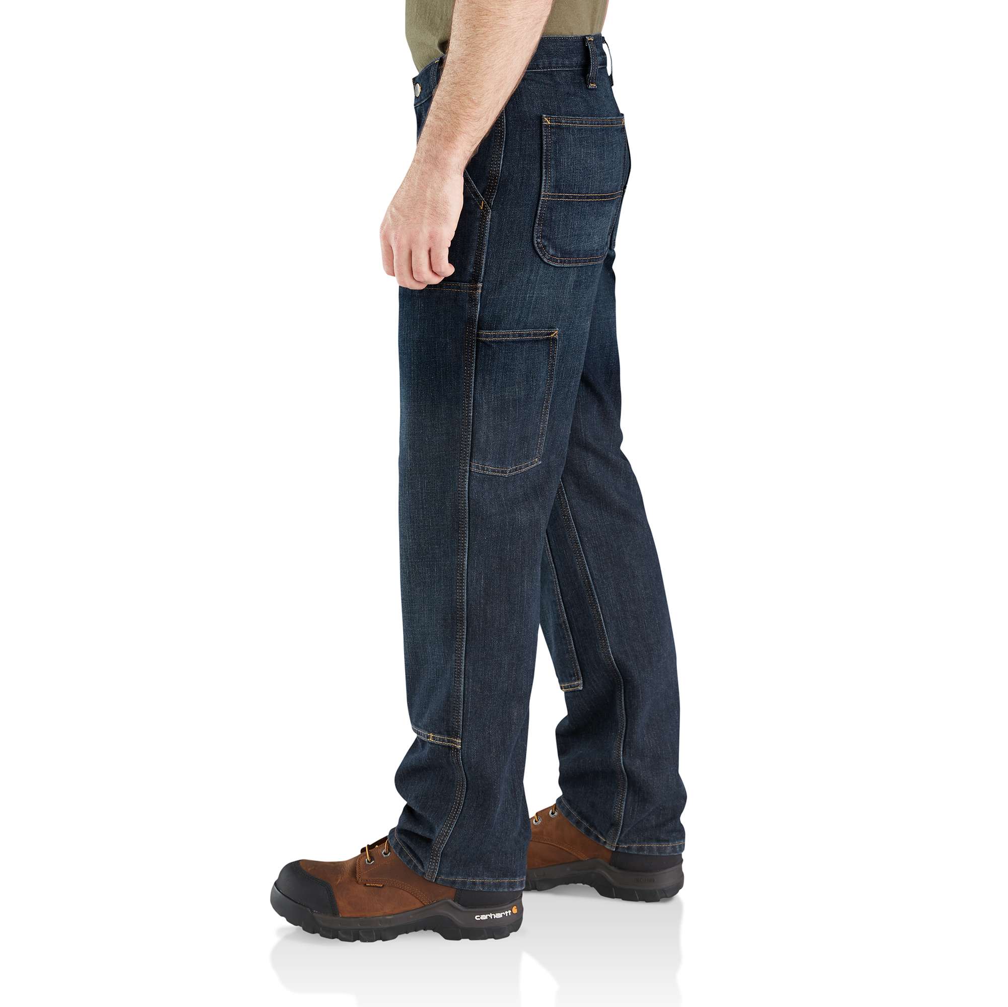 Relaxed Fit Holter Double-Front Dungaree Jean - Image 3