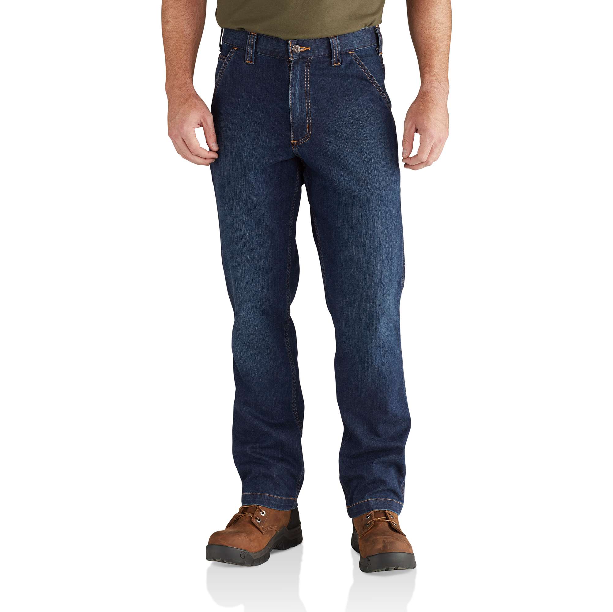 Relaxed Straight Rugged Flex™ Denim Dungaree