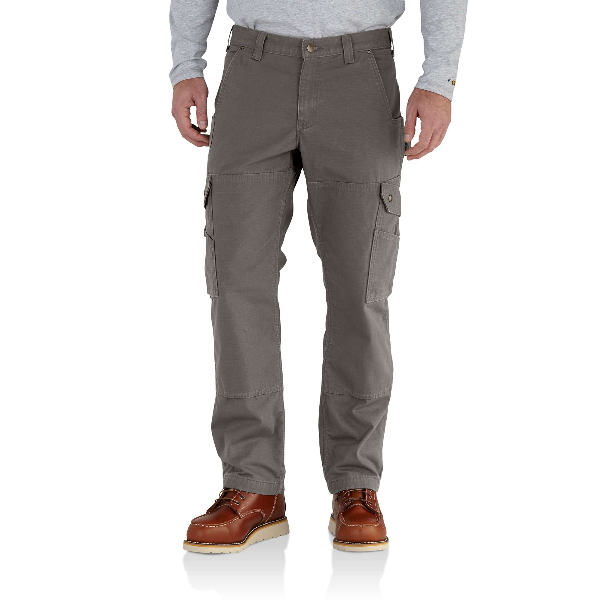 Ripstop Flannel Lined Cargo Work Pant