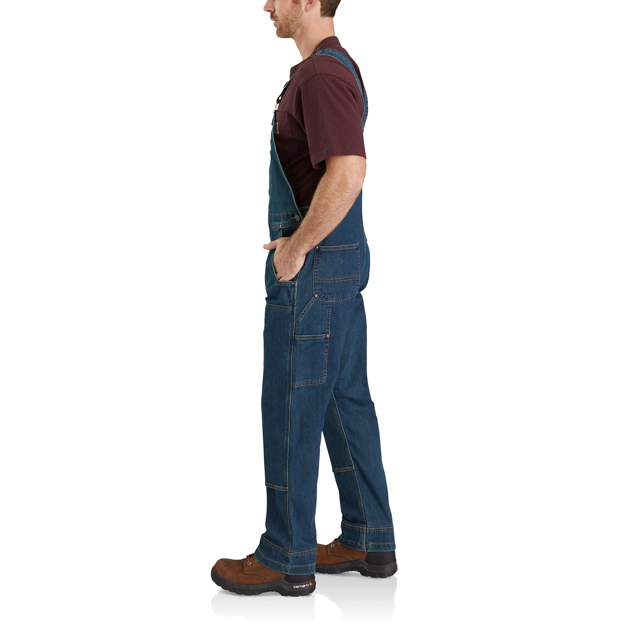 Rugged Flex® Denim Bib Overalls - Image 3