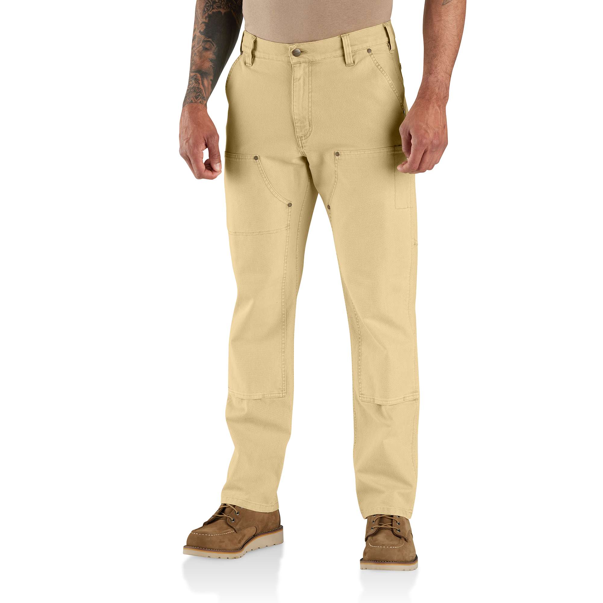 Rugged Flex® Relaxed Fit Garment Dyed Duck Double-Front Utility Pant