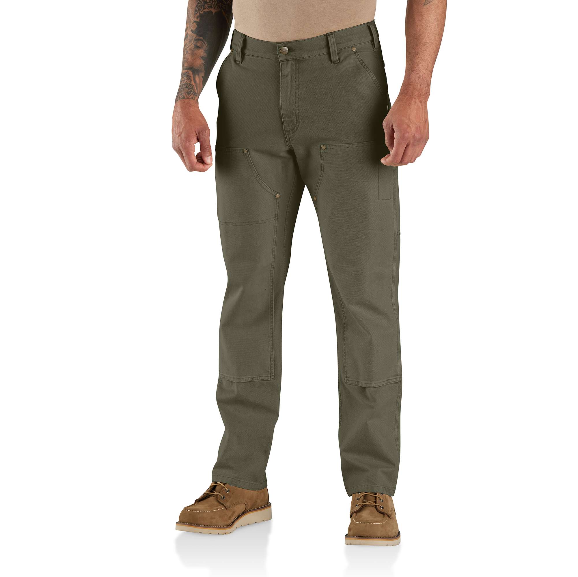 Rugged Flex® Relaxed Fit Garment Dyed Duck Double-Front Utility Pant