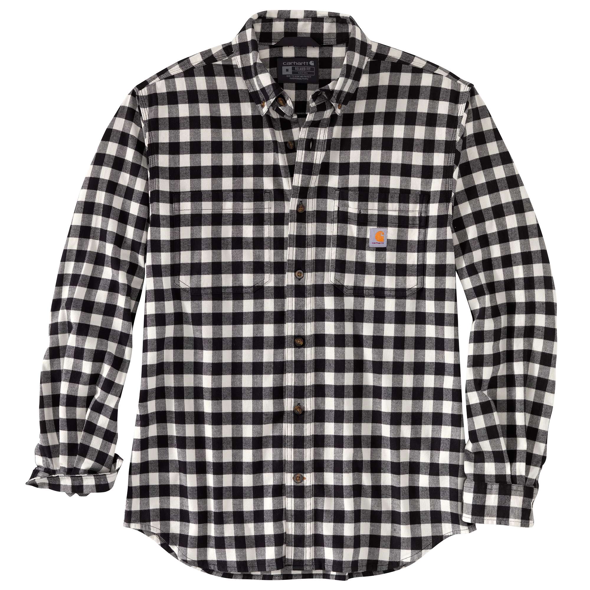 Rugged Flex® Relaxed Fit Midweight Flannel Long-Sleeve Shirt