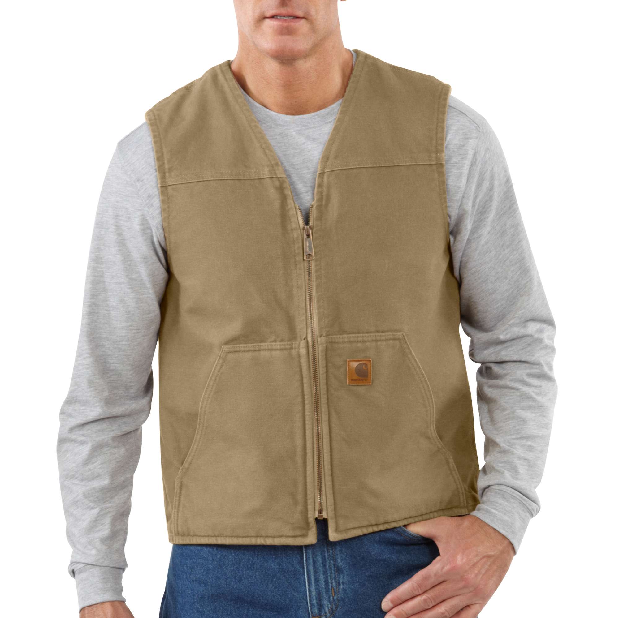 Sandstone Rugged Vest / Sherpa Lined
