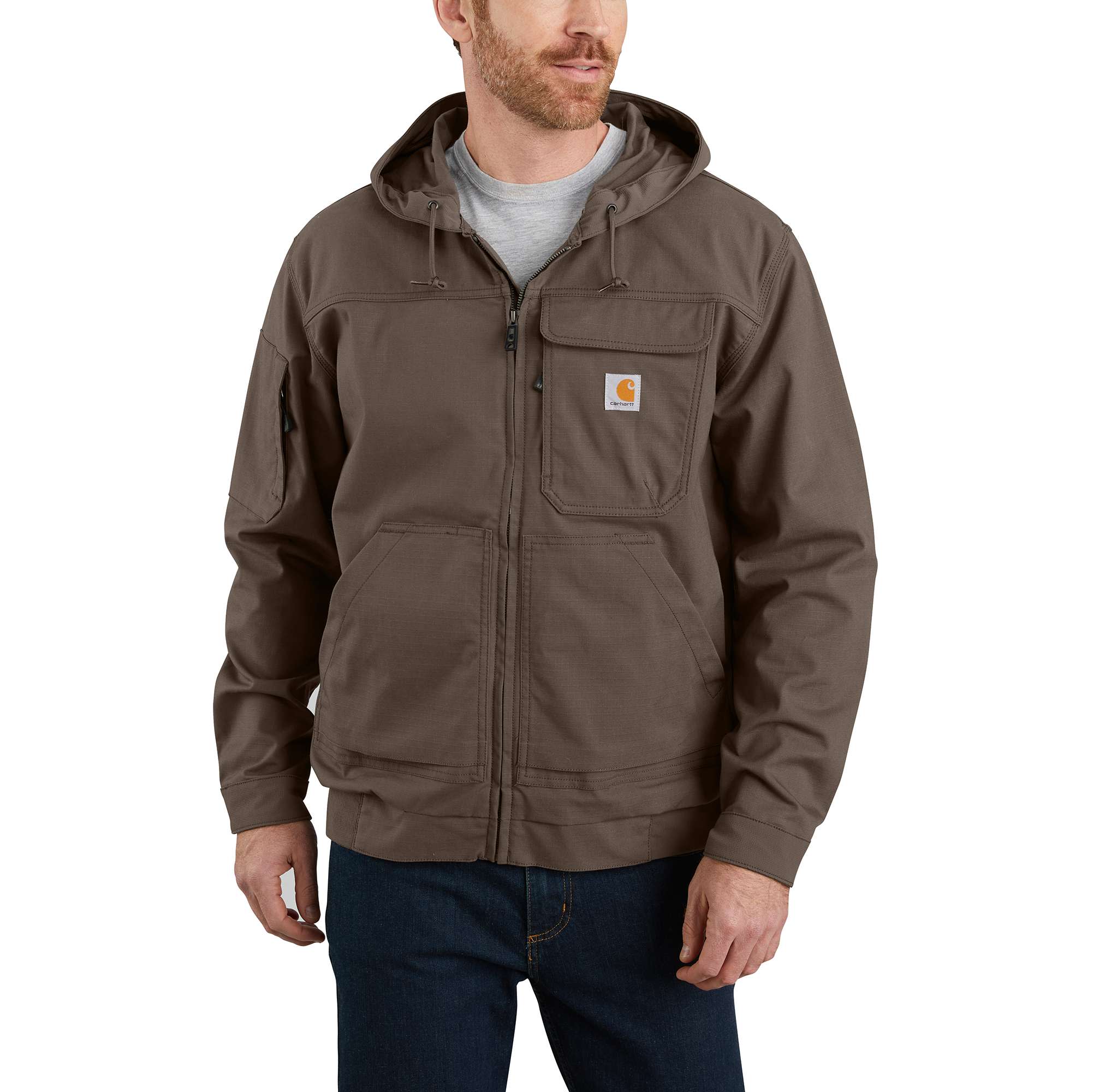 Steel Rugged Flex® Ripstop Hooded Active Jac