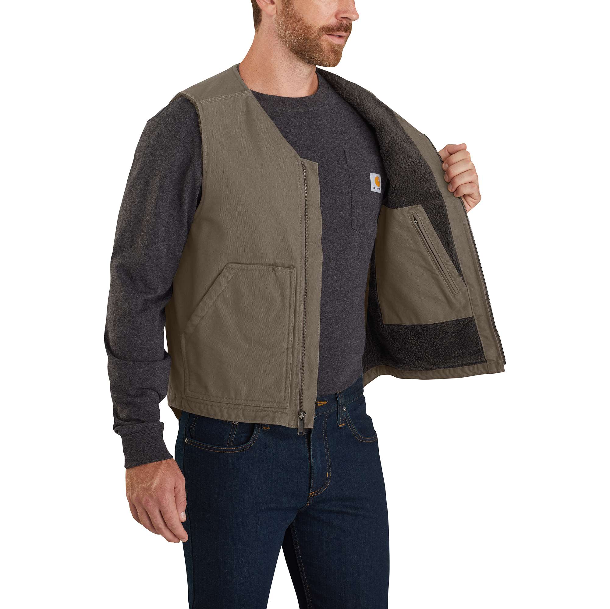 Washed Duck Rugged Vest - Image 3