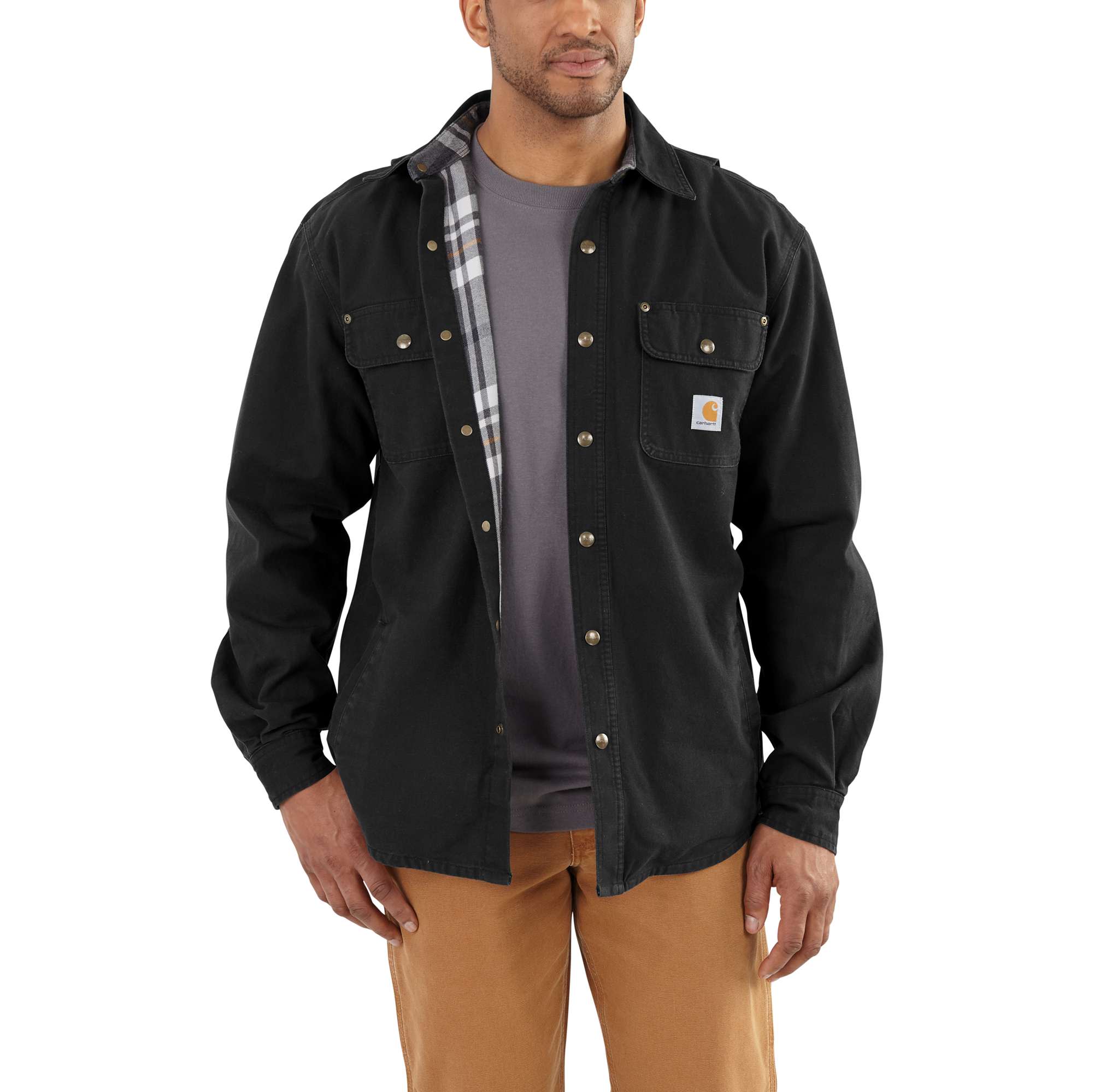 Weathered Canvas Shirt Jac