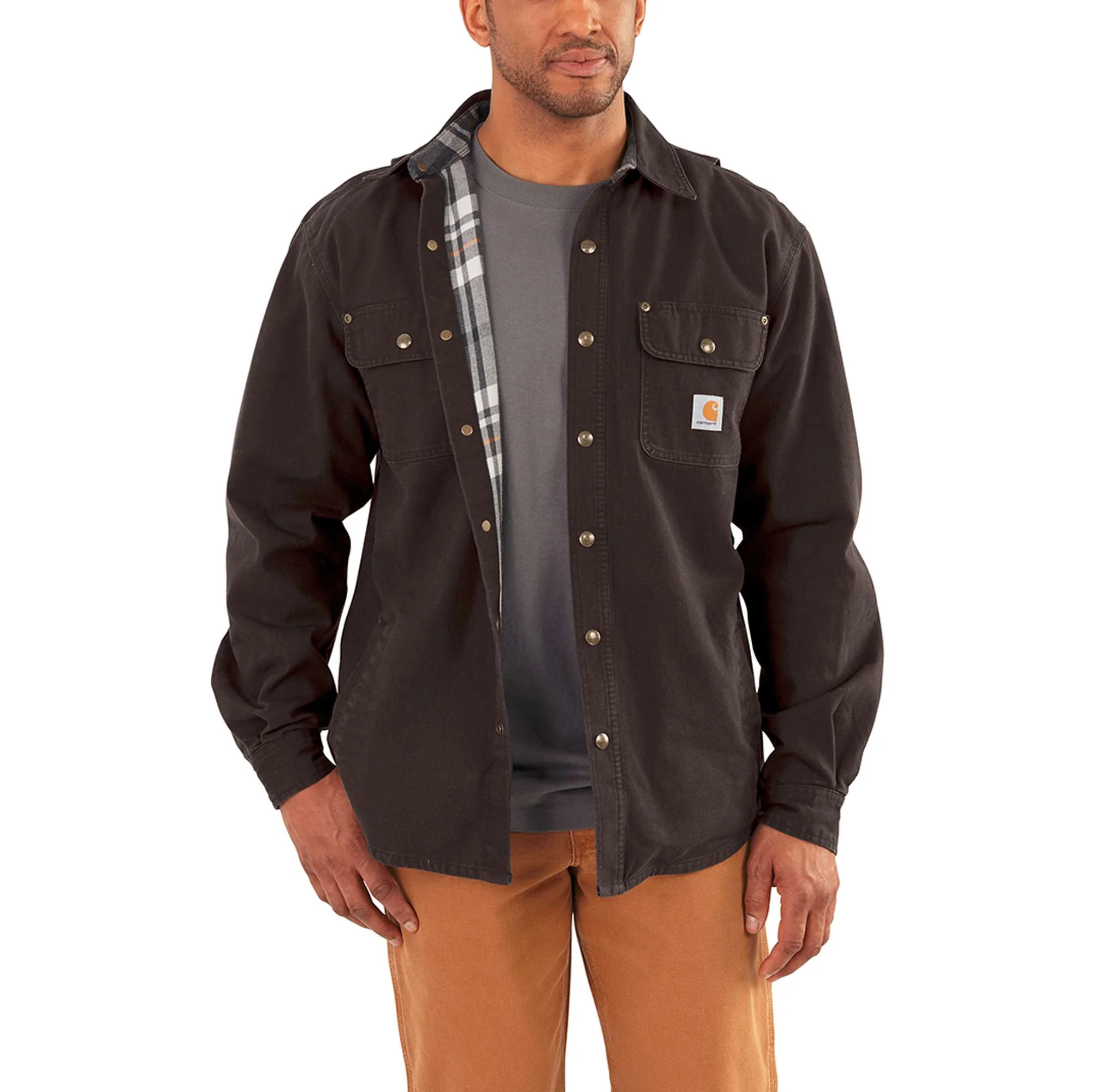 Weathered Canvas Shirt Jac