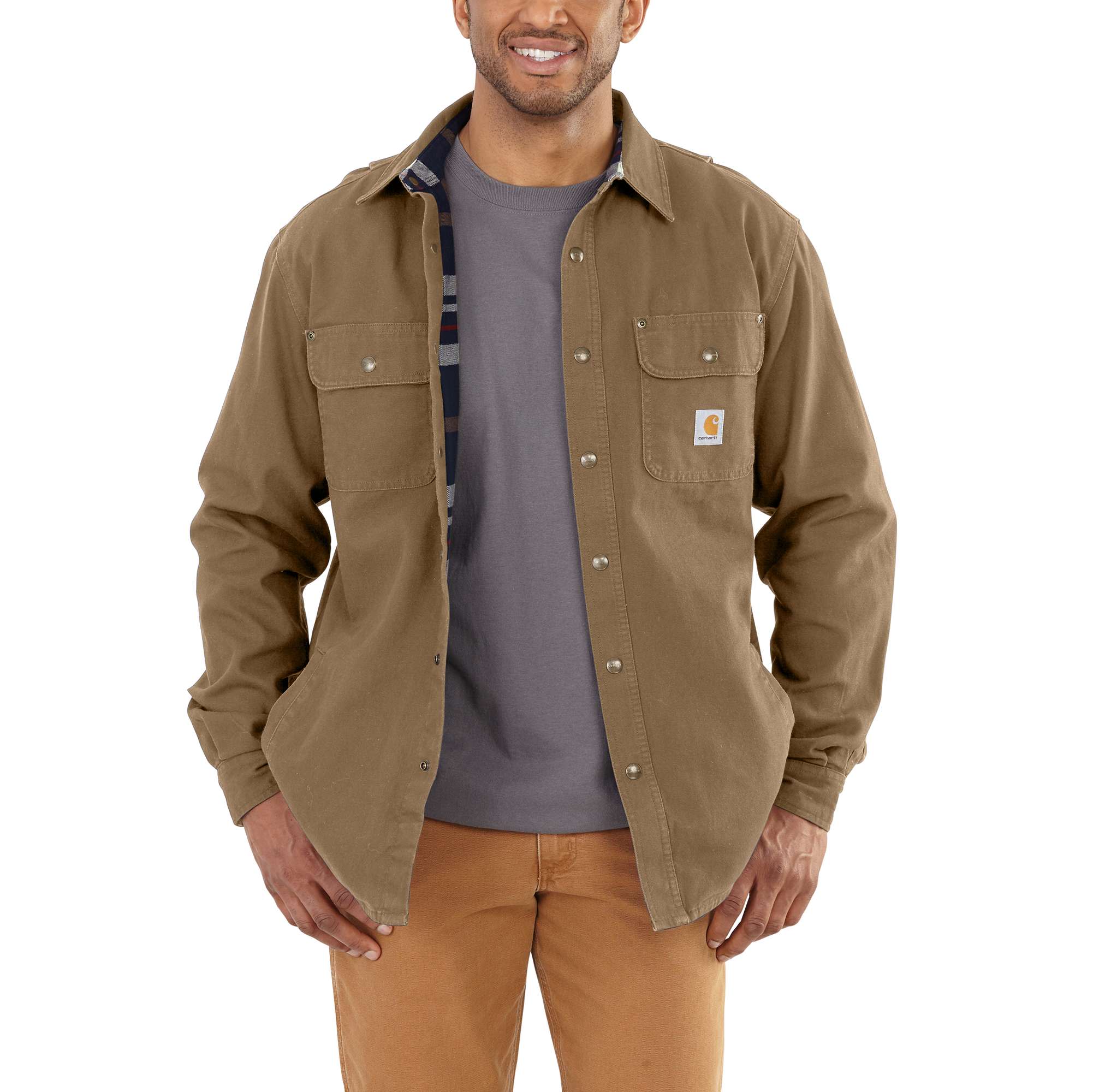 Weathered Canvas Shirt Jac