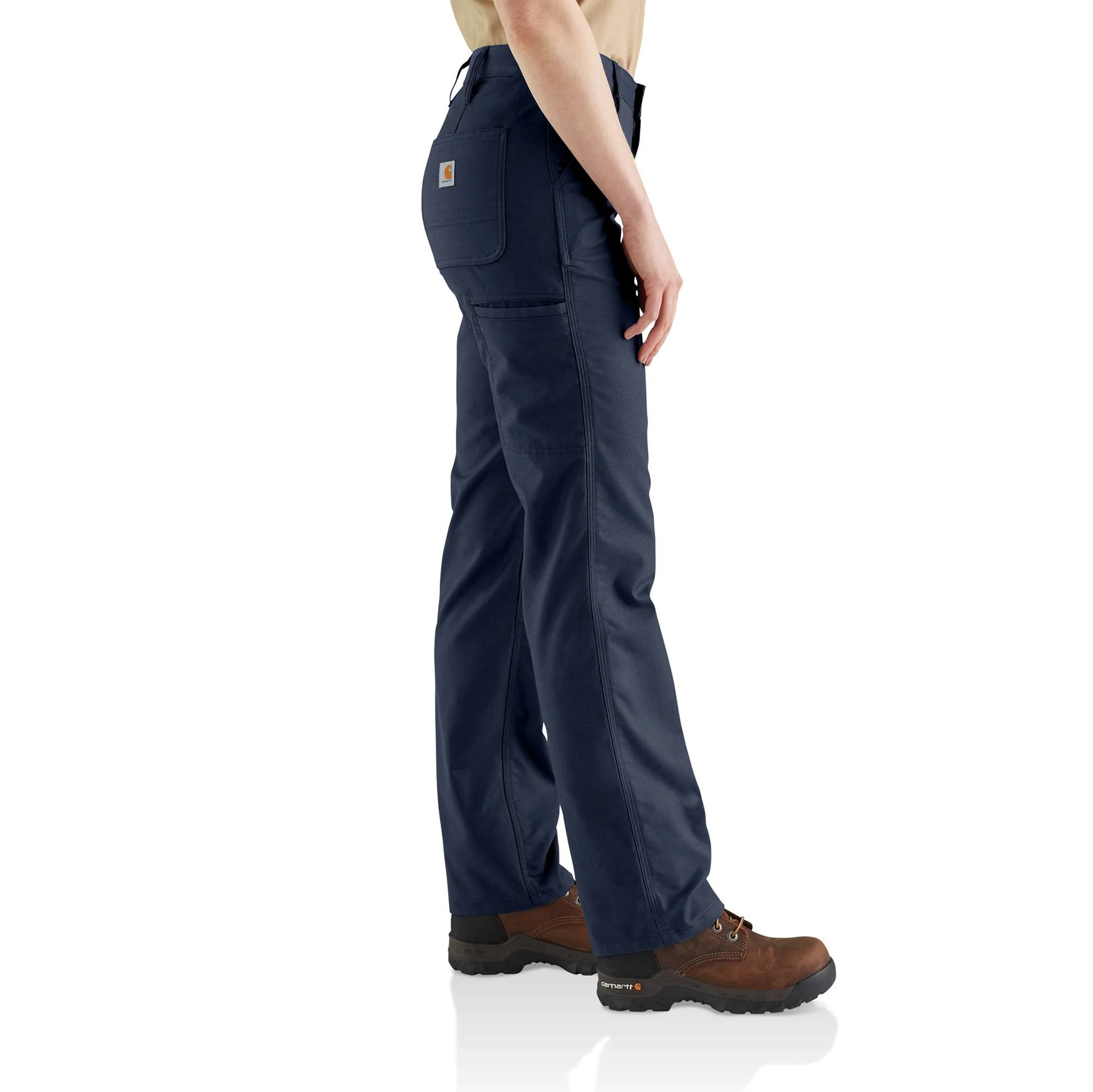 Women's Canvas Work Pant - Loose Fit - Rugged Flex - Image 3