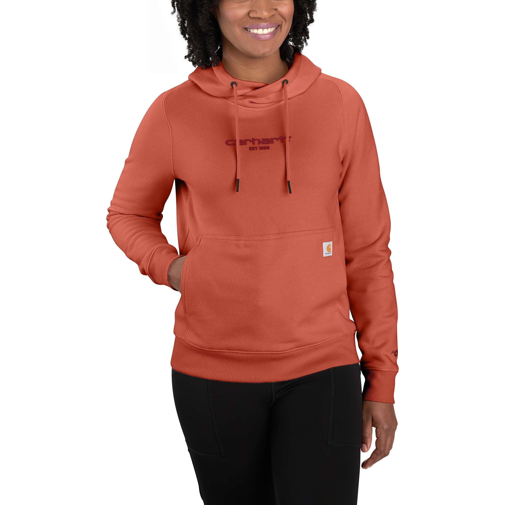 Women's Carhartt Force® Relaxed Fit Lightweight Graphic Hoodie
