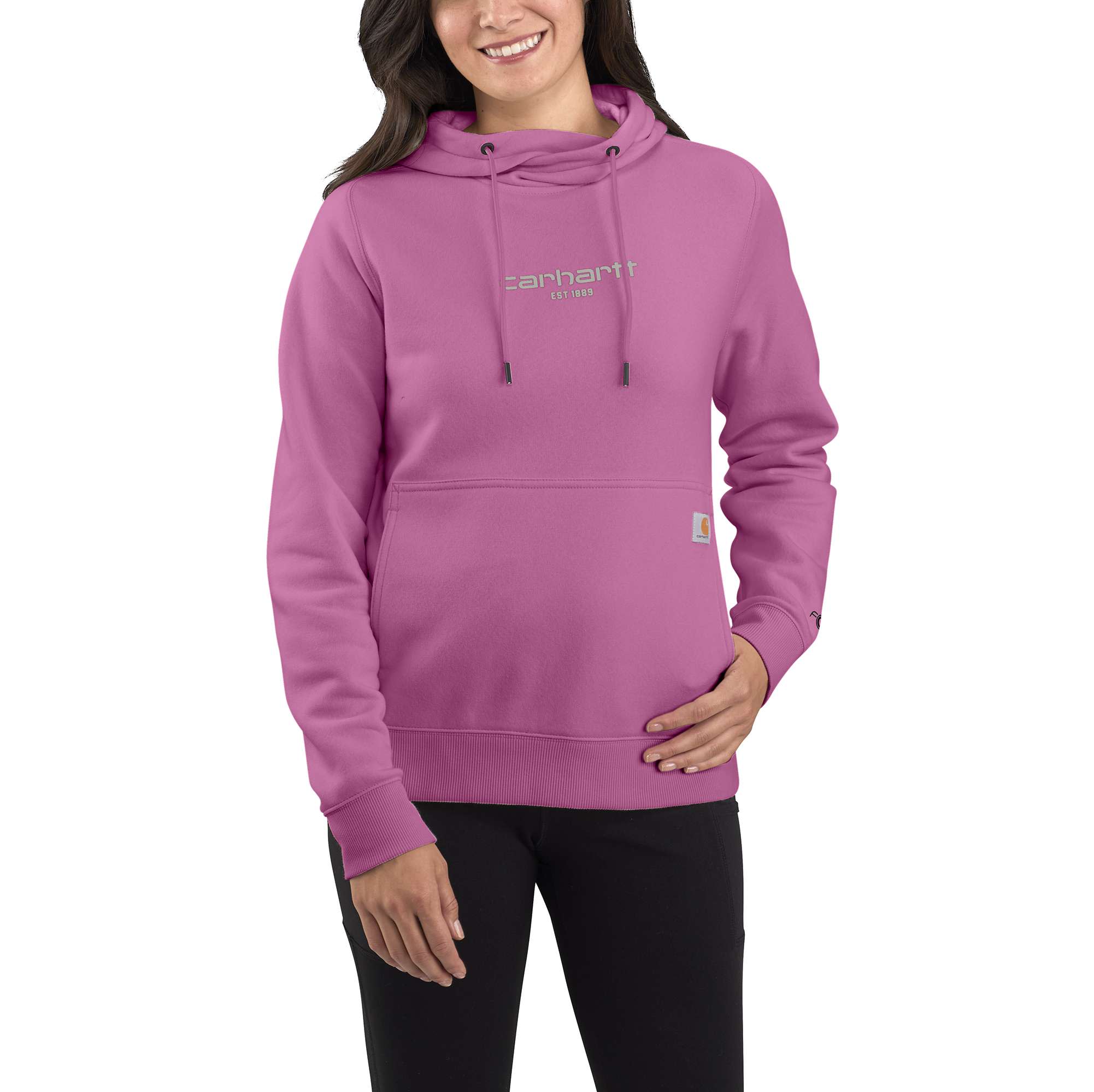 Women's Carhartt Force® Relaxed Fit Lightweight Graphic Hoodie