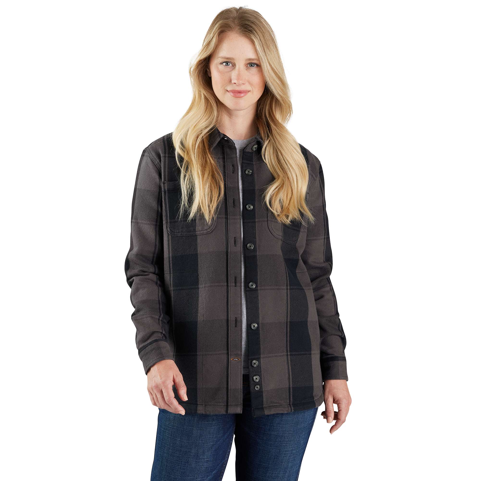 Women's Loose Fit Twill Shirt Jac