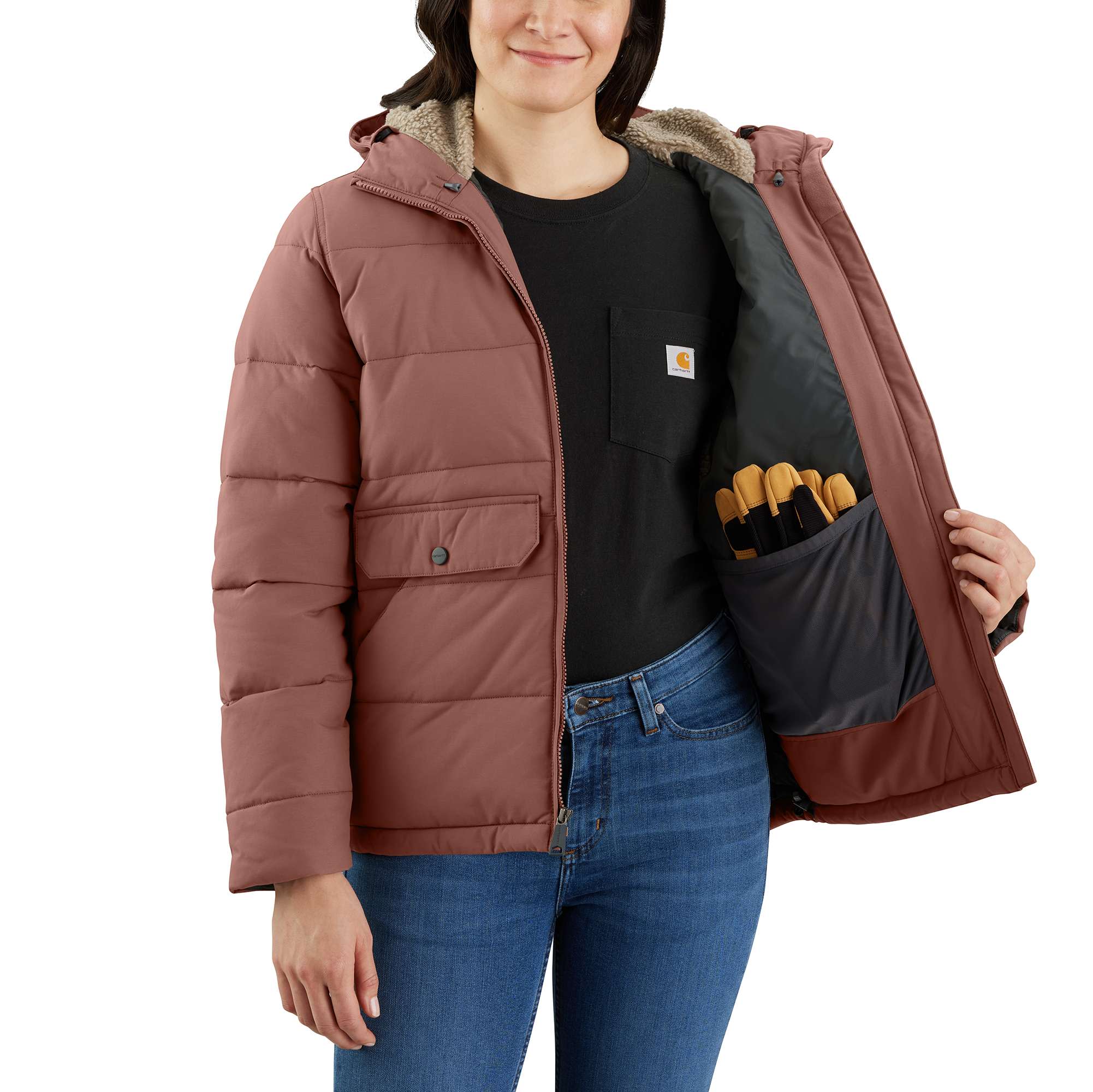 Women's Montana Puffer Jacket - Sherpa Lined - 4 Extreme Warmth Rating - Image 3