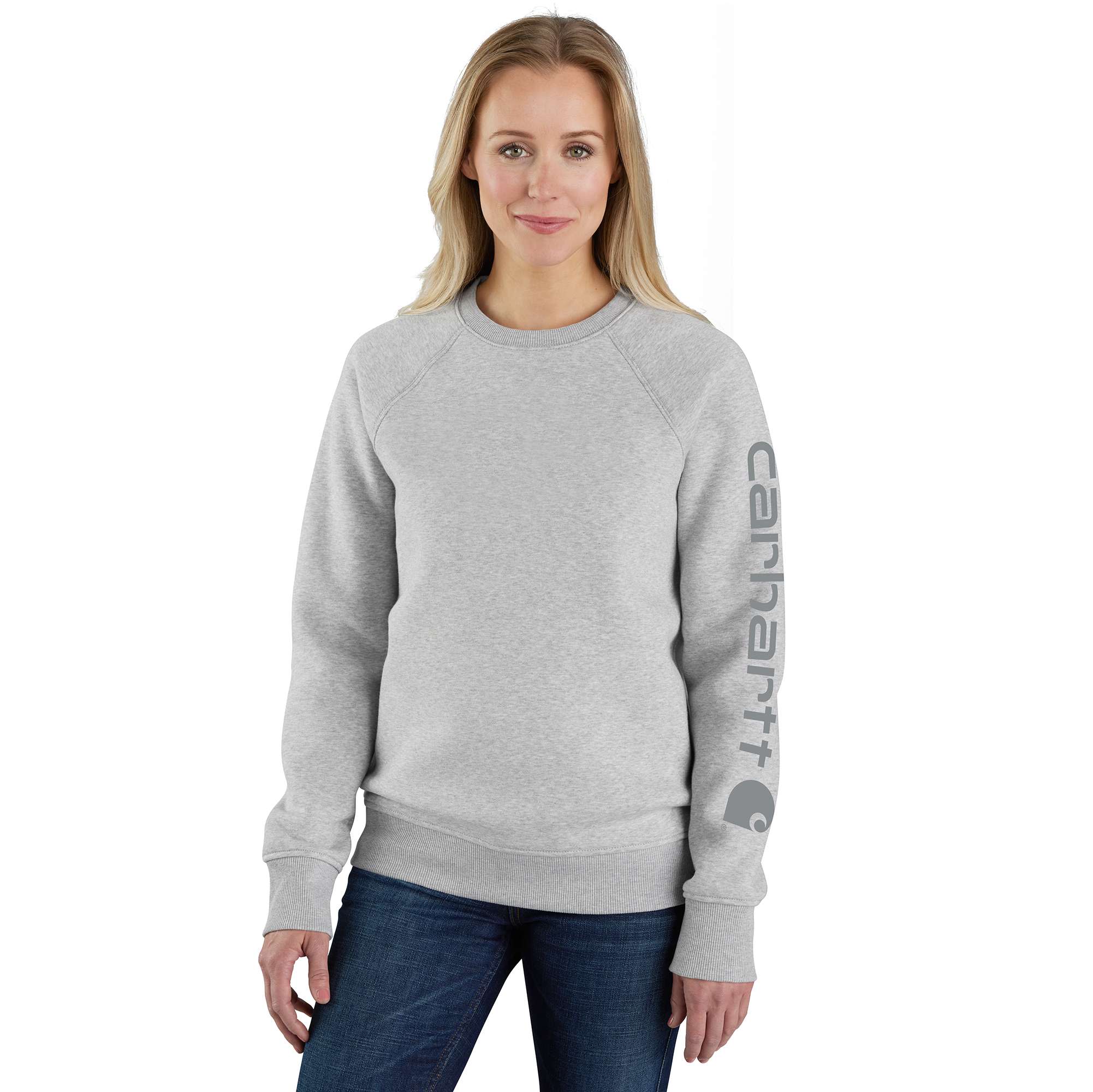 Women's Relaxed Fit Midweight Graphic Crewneck Sweatshirt